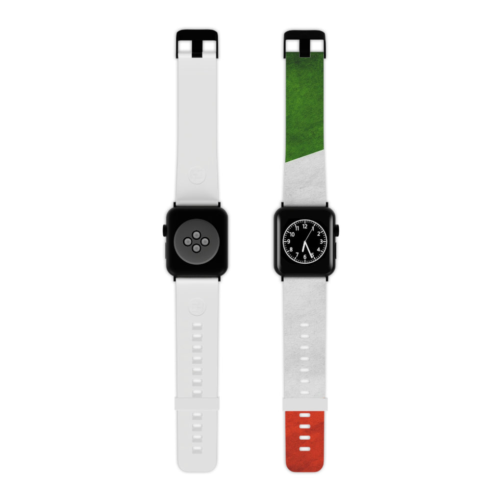 Italian Flag Apple Watch Band, Patriotic Wristband, Gift for Him/Her Sports Band