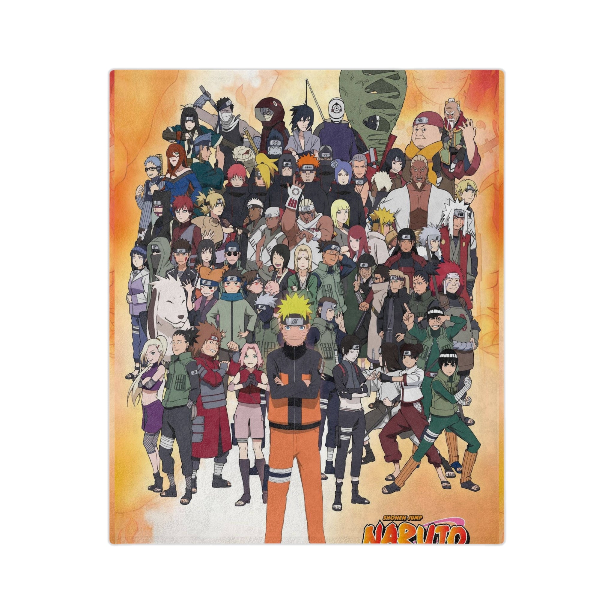 Cozy Anime Blanket - Naruto Microfiber Throw, Perfect for Game Nights