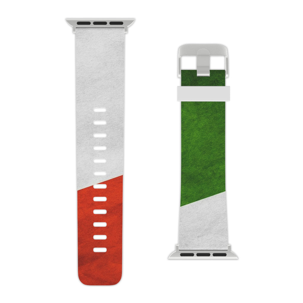 Italian Flag Apple Watch Band, Patriotic Wristband, Gift for Him/Her Sports Band