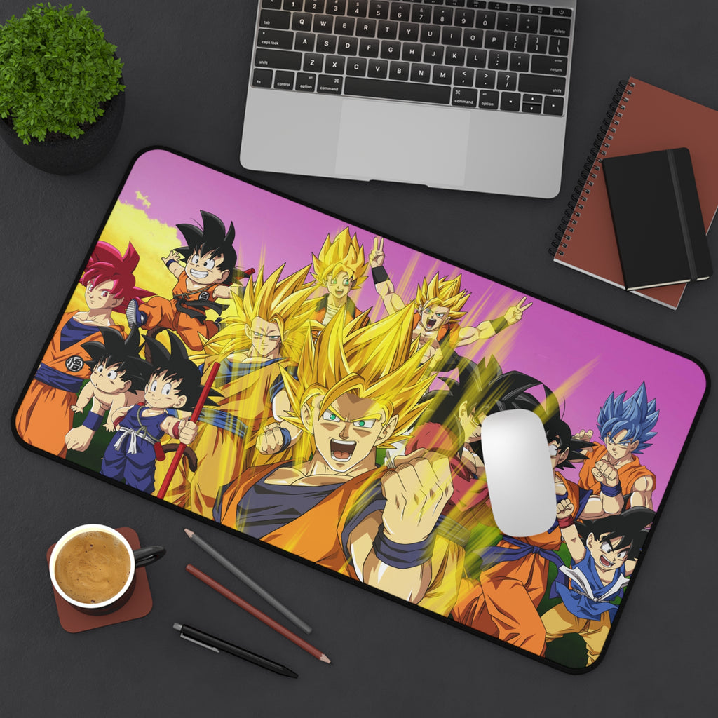 Dragon Ball Vibrant Anime Desk Mat, Gamer Mouse Pad, Anime Fan Gift,