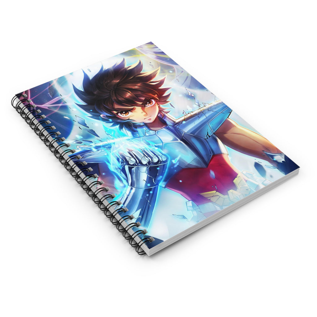 Anime-Inspired Spiral Notebook - Perfect, Kids' Stationery - Saint seiya