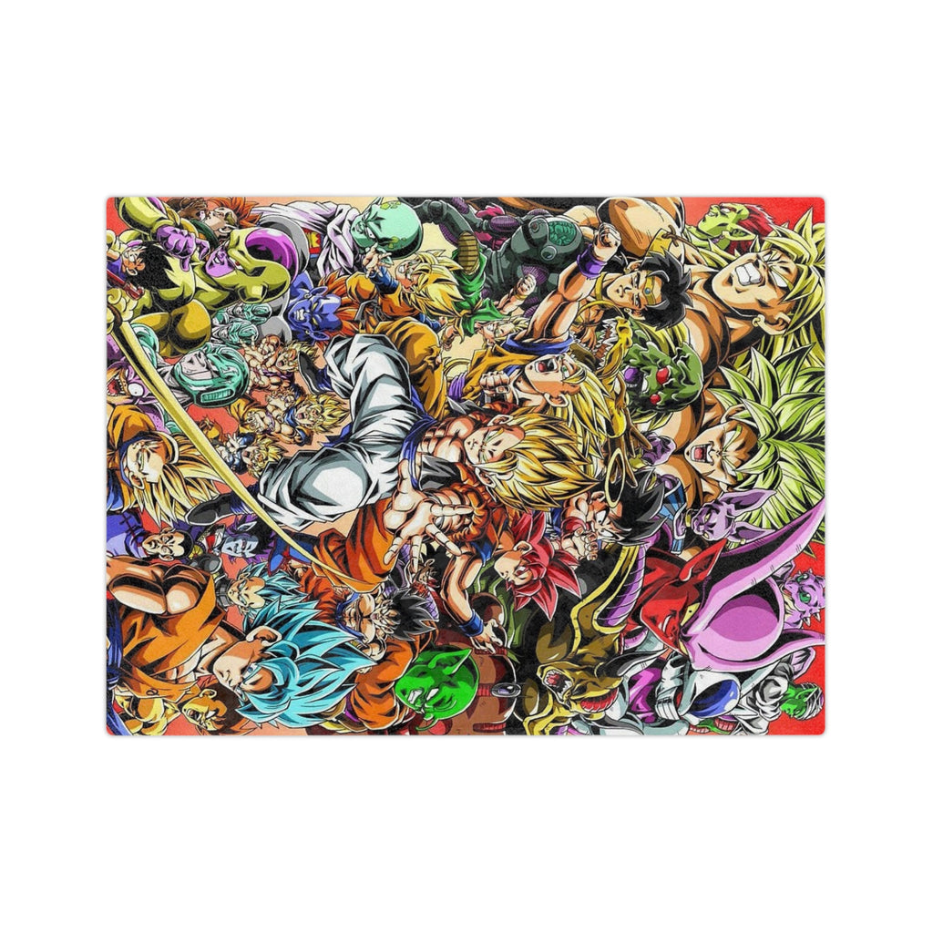 Dragon Ball Z Velveteen Blanket - Cozy Anime Throw, Superhero Blanket
