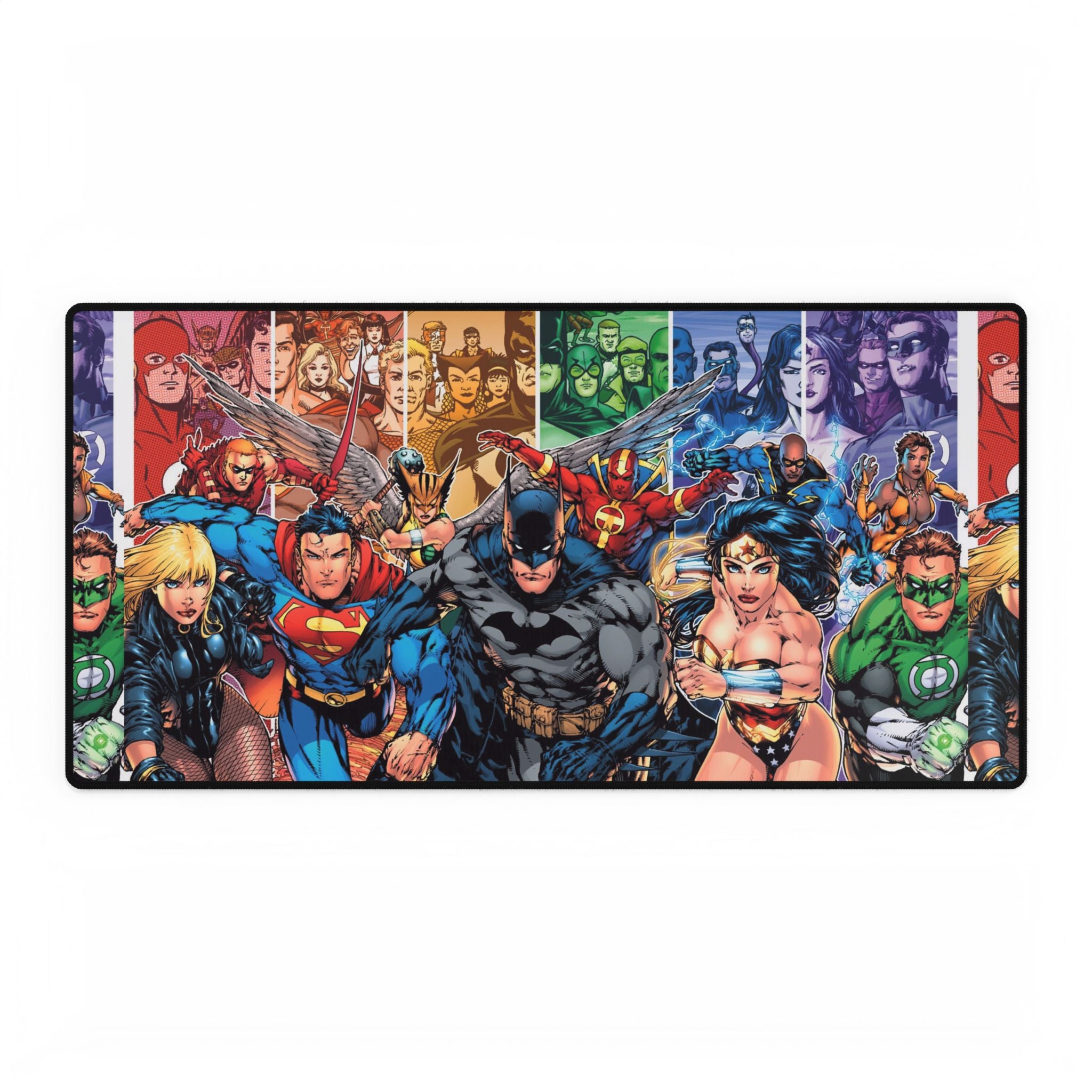 Superhero Desk Mat Colorful Comic-Inspired Gaming  Office Mat, Gift for Gamers