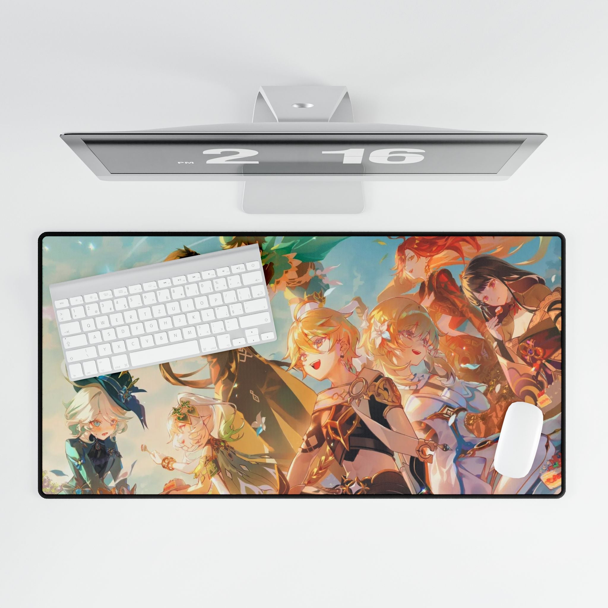 Genshin Impact - Vibrant Desk Mats Gamer Accessories, Custom Mouse Pads