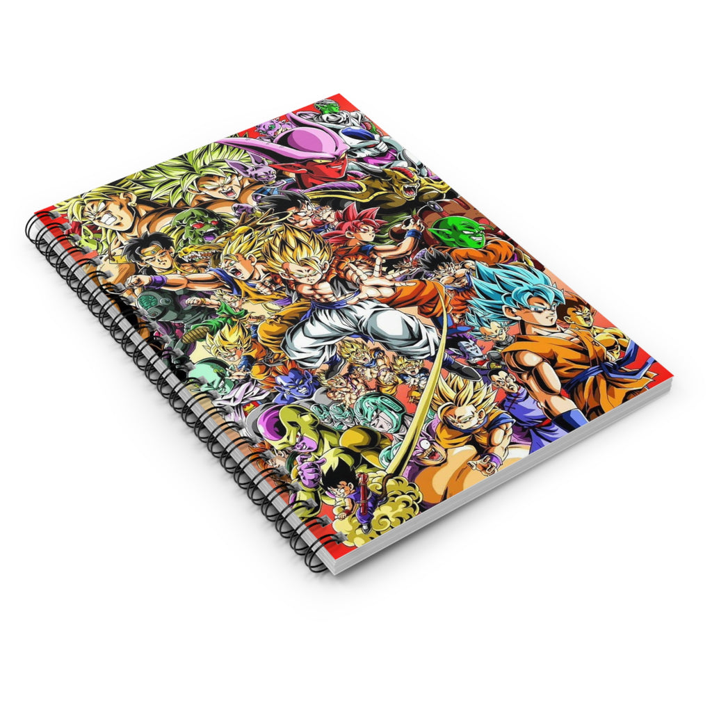 Dragon Ball Z Spiral Notebook, Sketchbook, Gift for Students, School Supplies