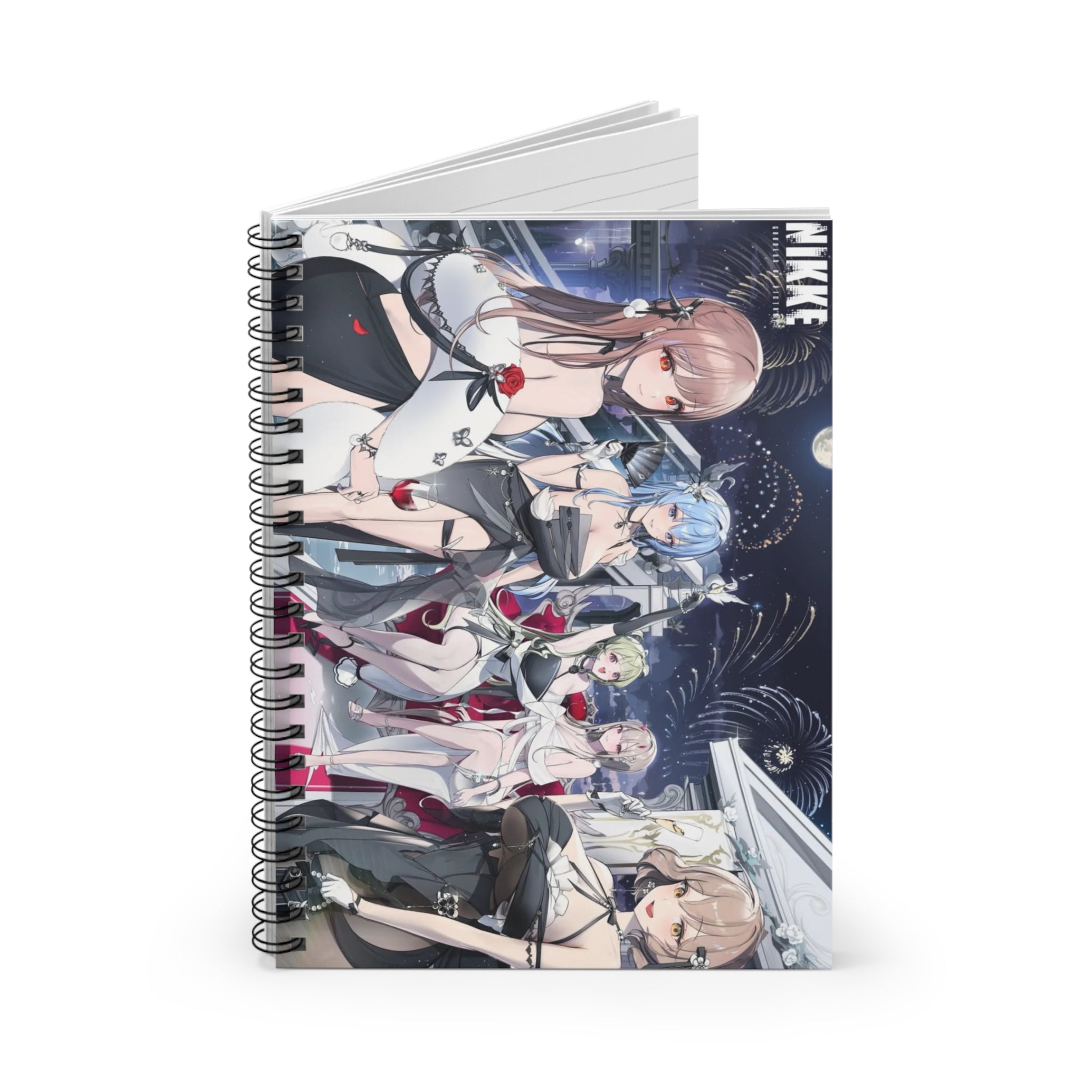 Nikke Anime-Inspired Spiral Notebook for Fans, Sketchbook, Journaling,