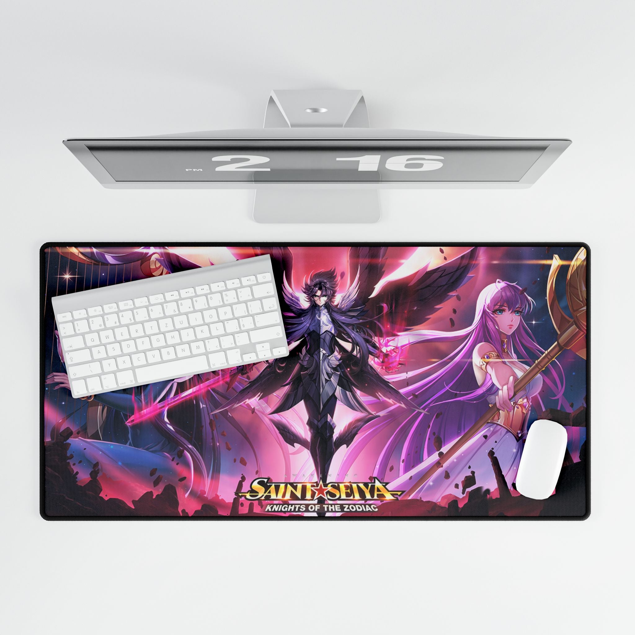 Saint Seiya Anime Desk Mat - Saint Seiya Gaming Mouse Pad, Gift for Gamers