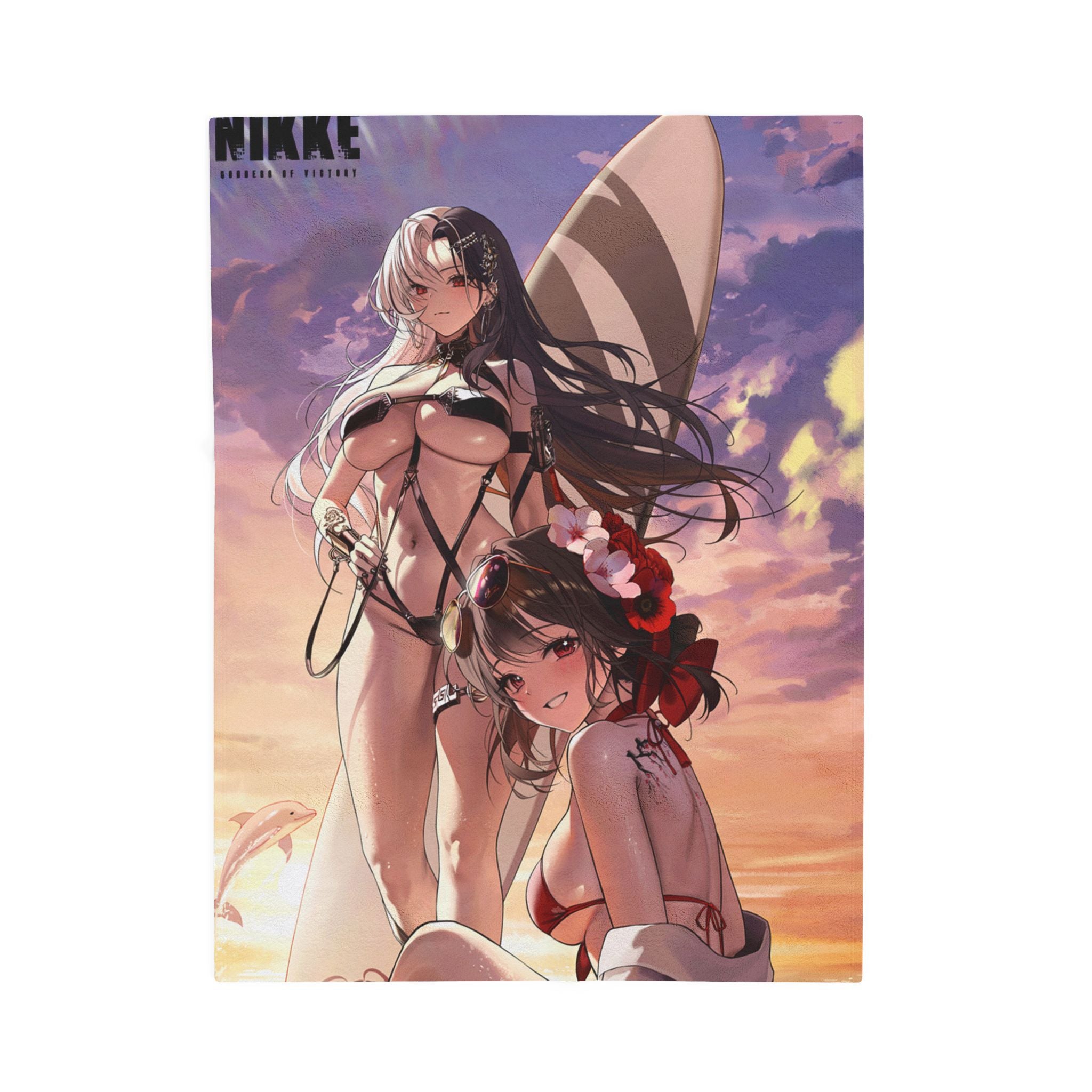 Nikke anime Velveteen Plush Blanket - Cozy Anime Art Throw, Soft Blanket