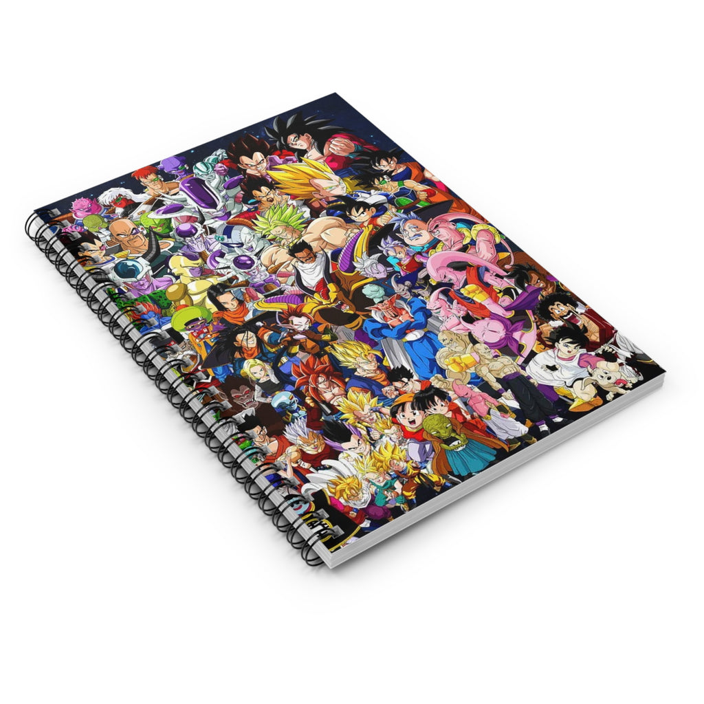 Dragon Ball Fusion Spiral Notebook - Ruled Line, Anime Journal, Sketchbook