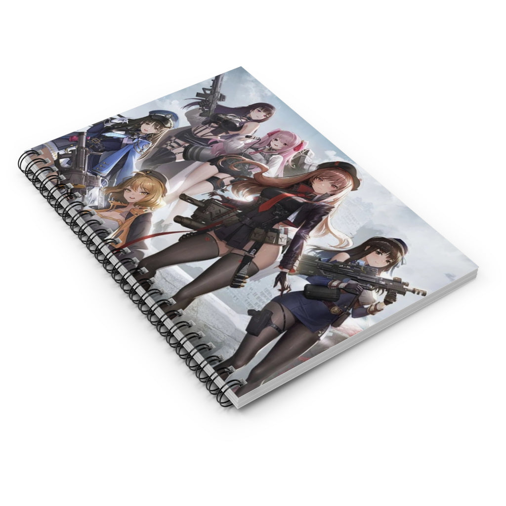 Nikke Anime Character Spiral Notebook - Ruled Line, Journal for Students