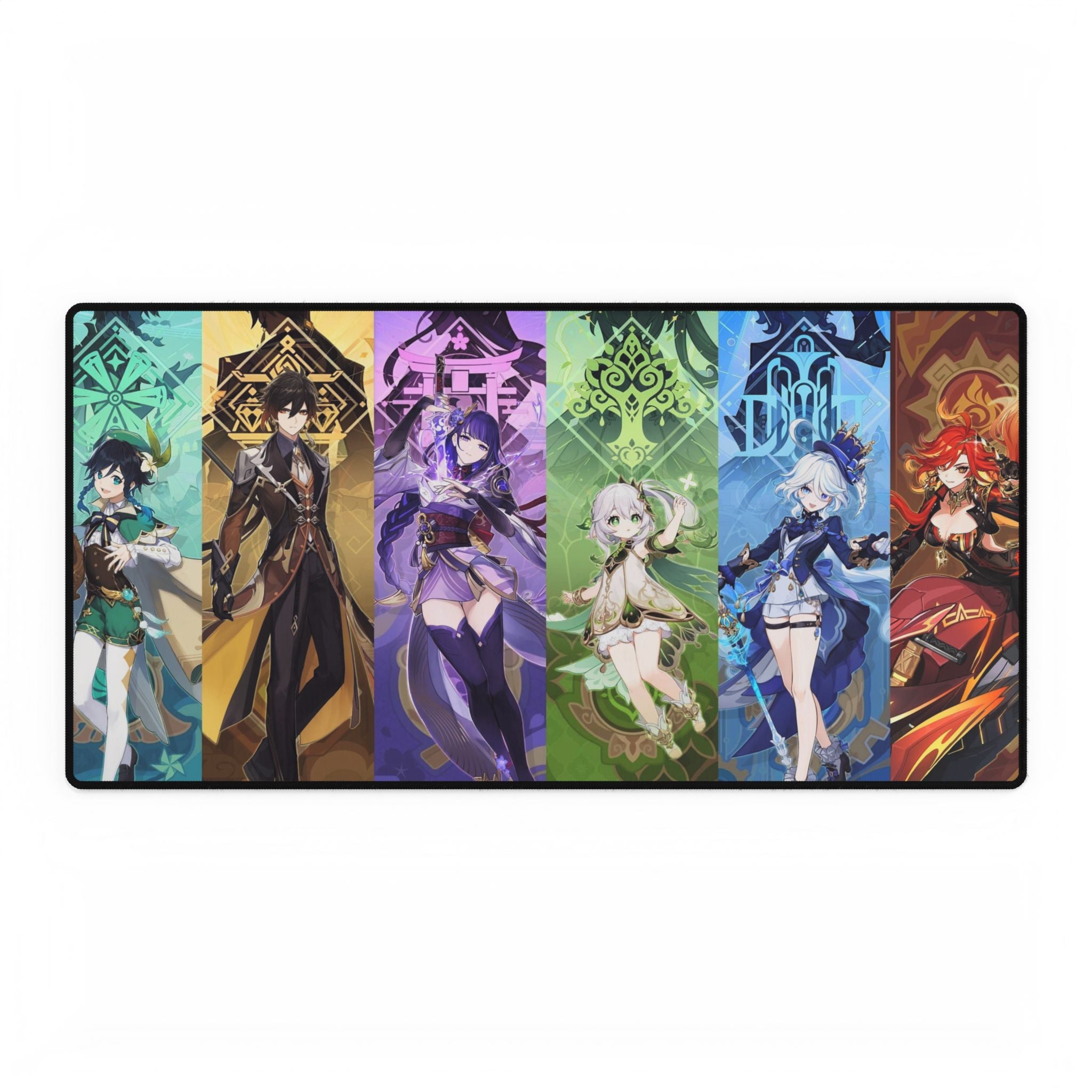 Genshin Impact - Vibrant Gaming Desk Mat for Anime Fans - Gamer Gift, Mouse Pad