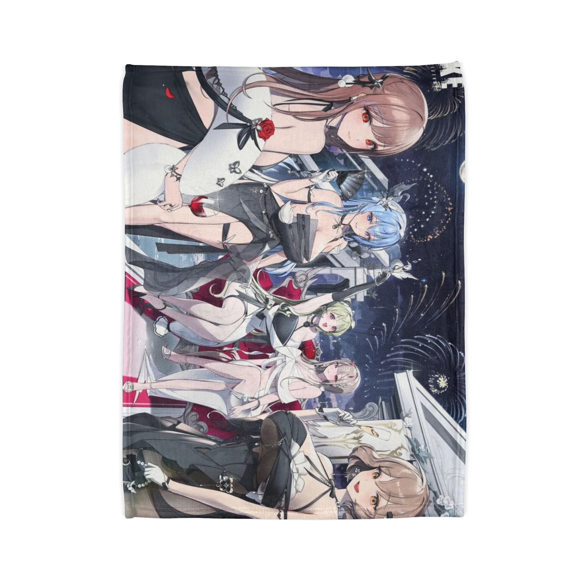 Nikke Anime-Inspired Soft Polyester Blanket, Cozy Throw Blanket for Anime Fans