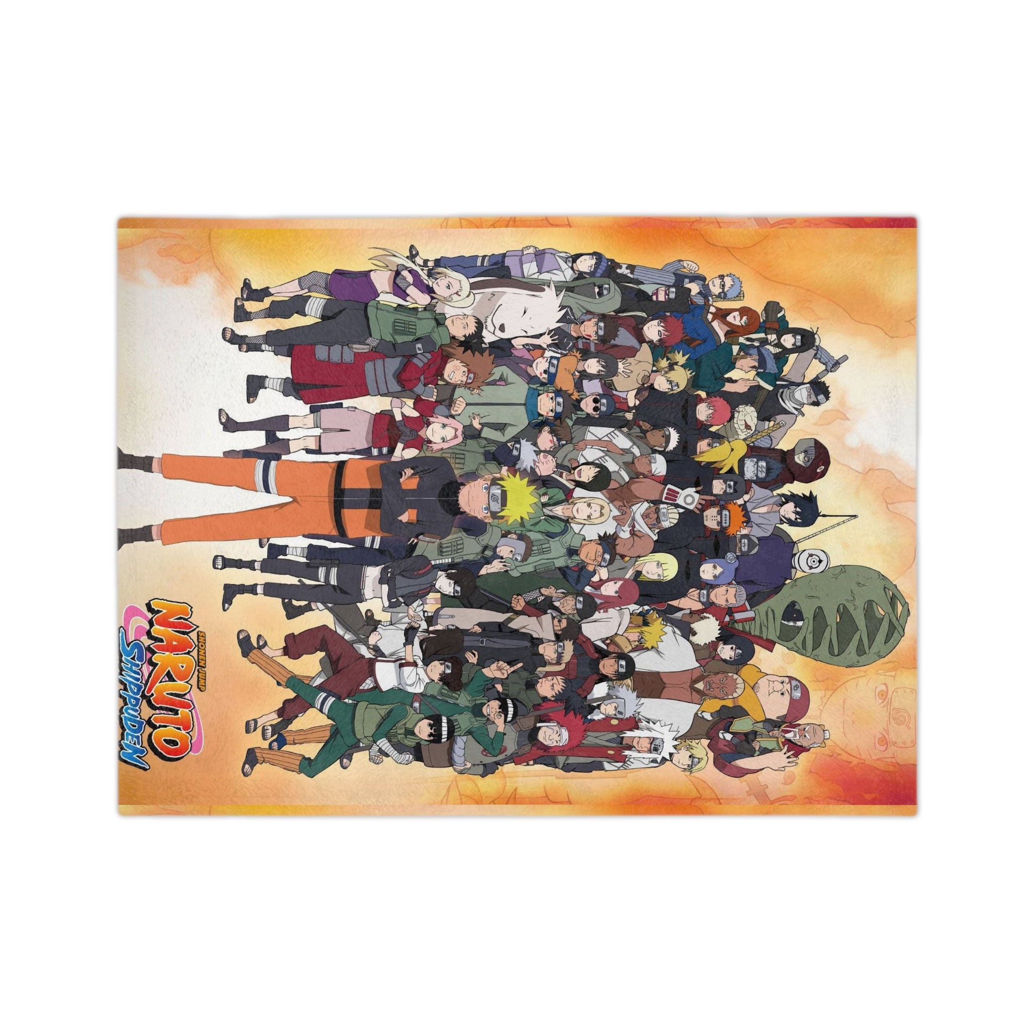 Cozy Anime Blanket - Naruto Microfiber Throw, Perfect for Game Nights