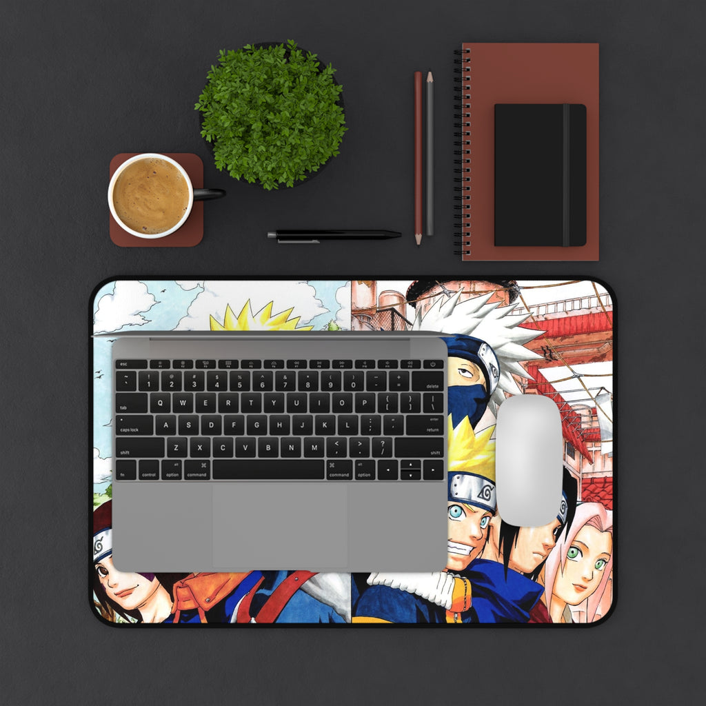 Naruto Anime Desk Mat - Naruto Themed Desk Accessory, Gaming Mouse Pad