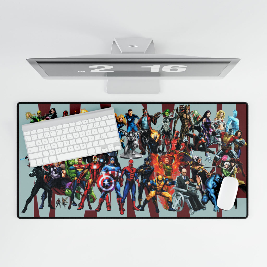 Marvel Heroes Desk Mat - Gaming, Office Decor, Superhero Gift, Writing Pad