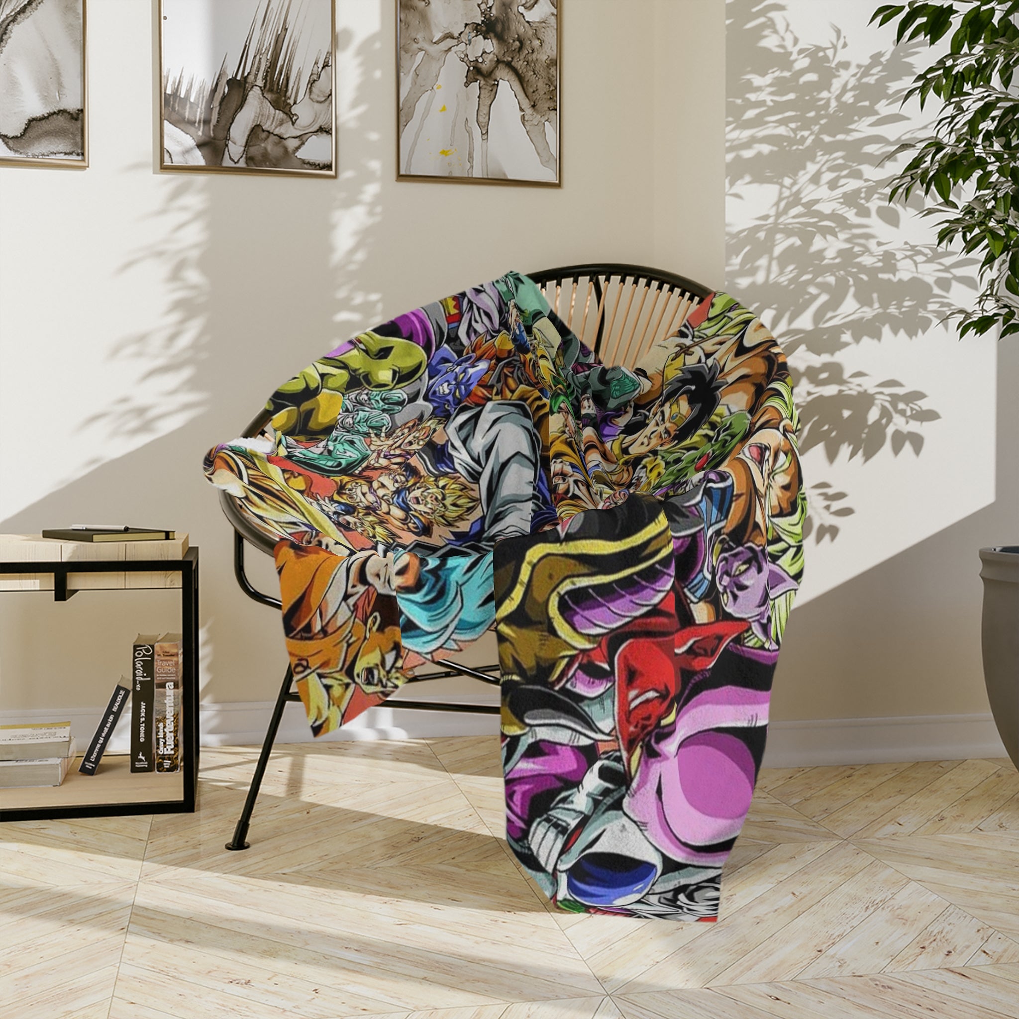 Dragon Ball Z Velveteen Blanket - Cozy Anime Throw, Superhero Blanket