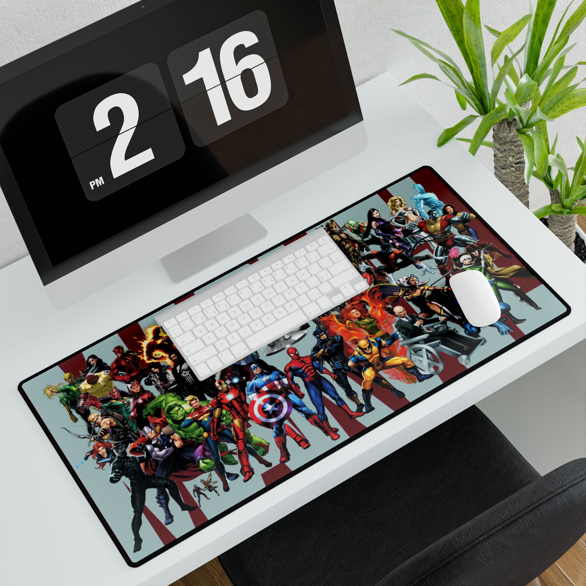 Marvel Heroes Desk Mat - Gaming, Office Decor, Superhero Gift, Writing Pad