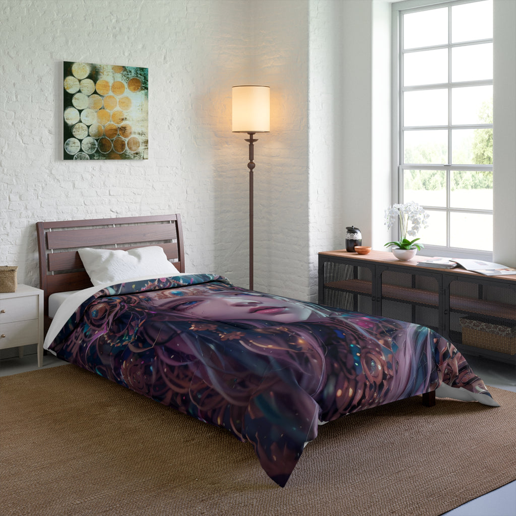 Dreamy Mystic Comforter with Enchanting Design, Bohemian Bedroom, Cozy Bedding