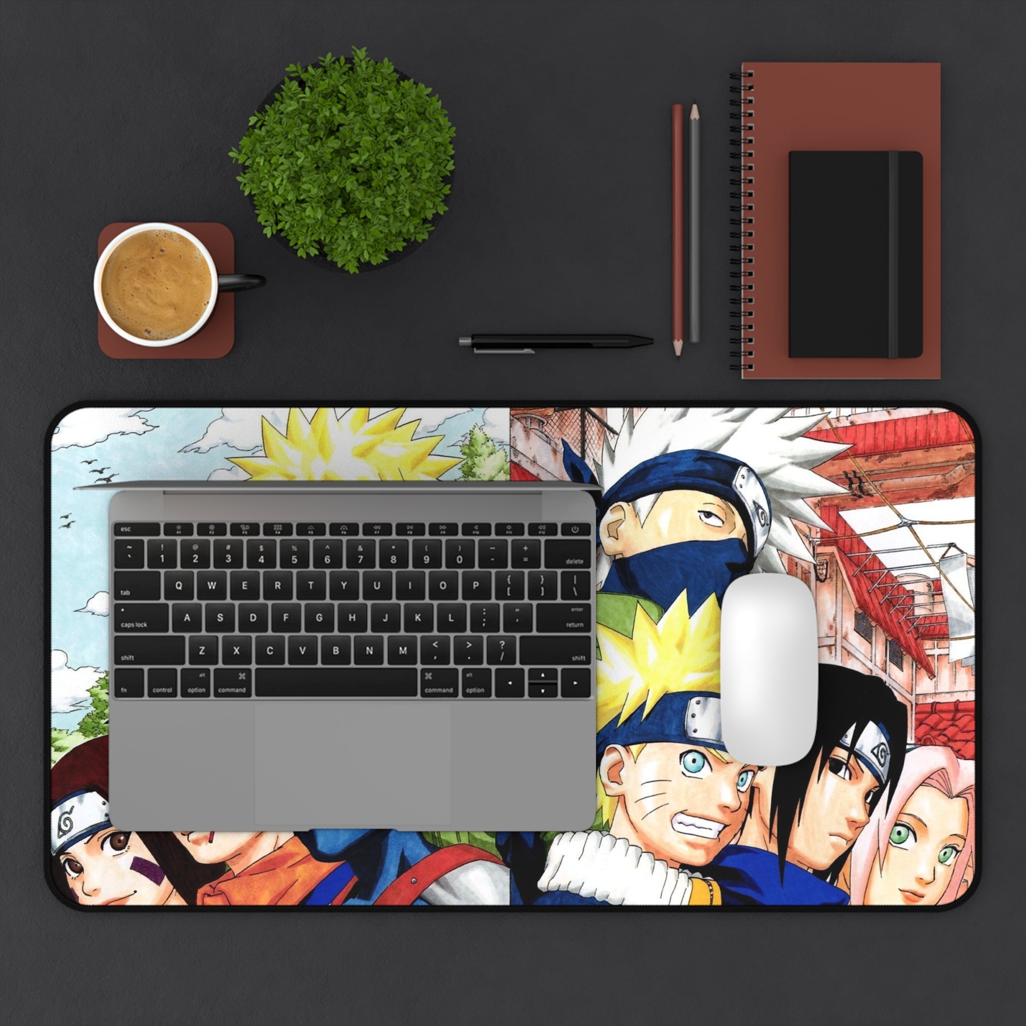 Naruto Anime Desk Mat - Naruto Themed Desk Accessory, Gaming Mouse Pad