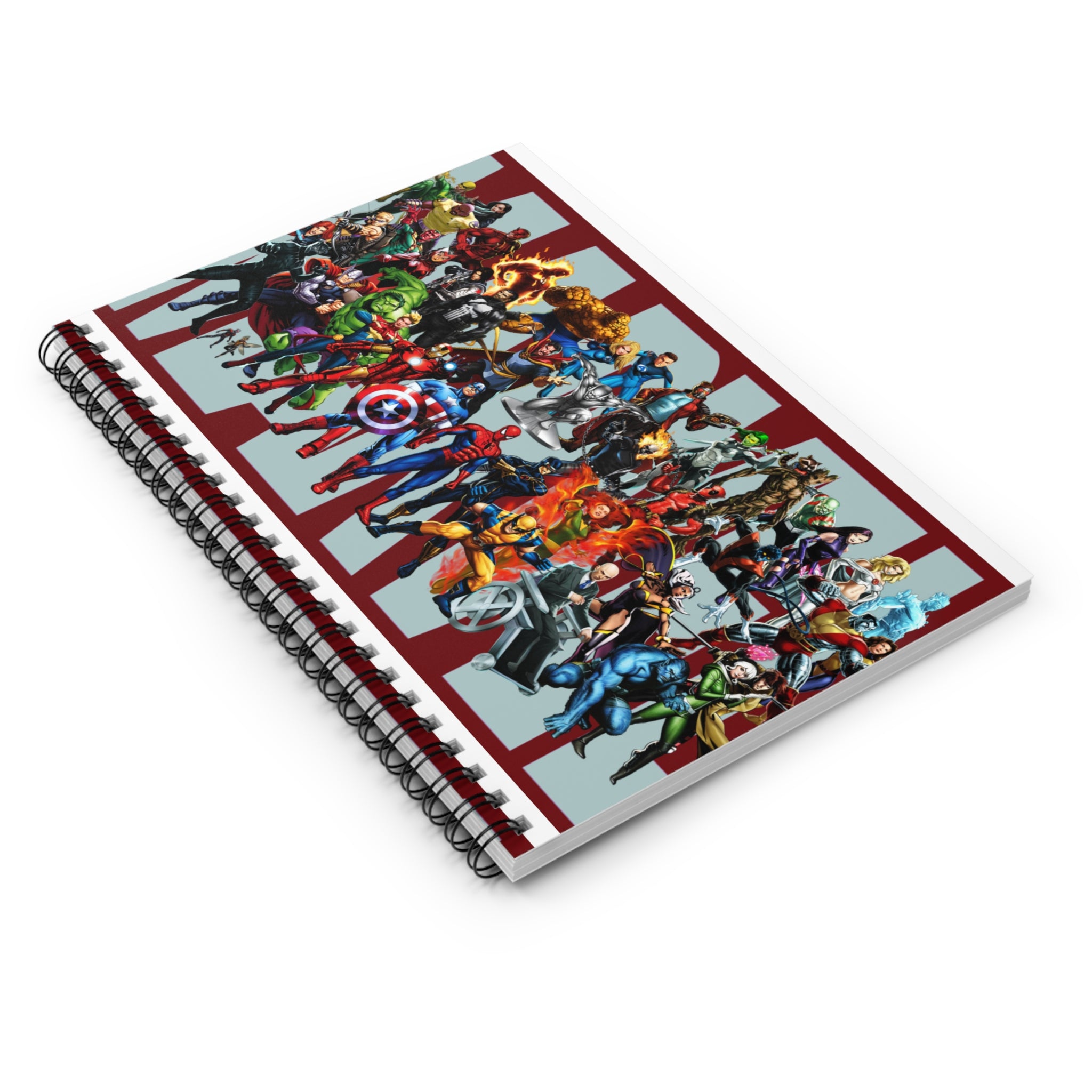 Superhero Spiral Notebook, Journaling, Notes, and School Supplies