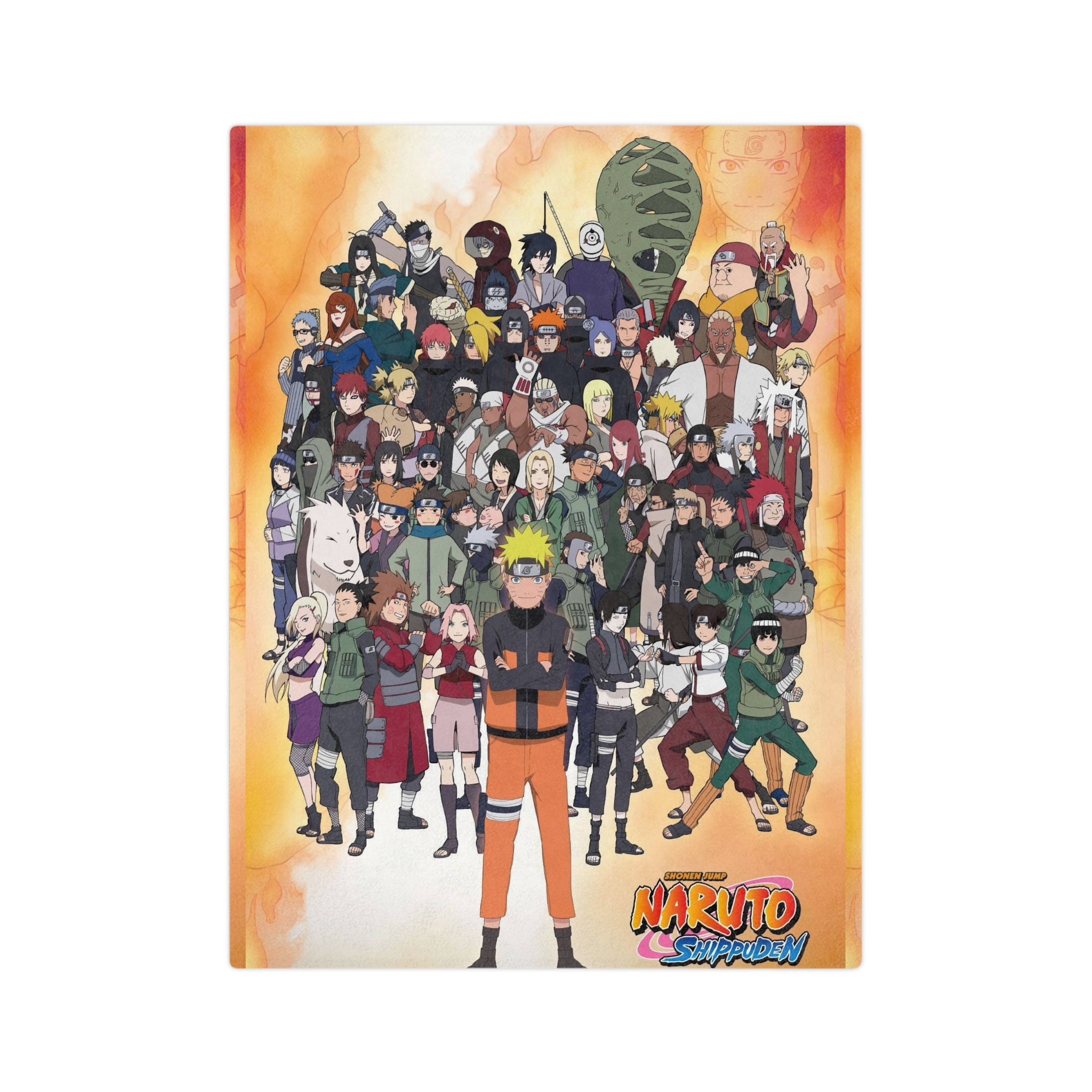 Cozy Anime Blanket - Naruto Microfiber Throw, Perfect for Game Nights