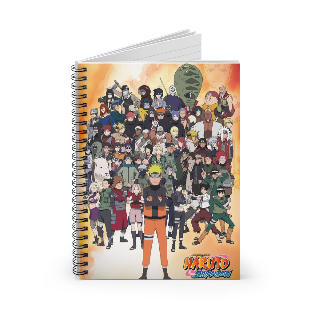 Naruto-Inspired Spiral Notebook - Perfect for Fans, School, Journaling, Gifts