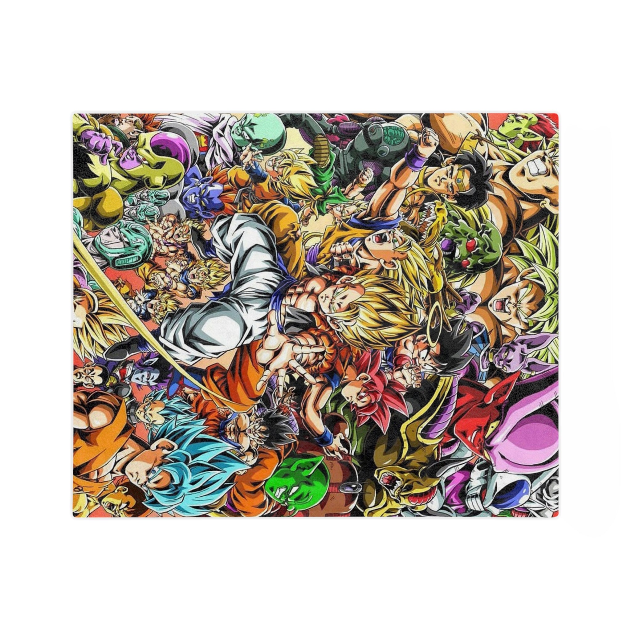 Dragon Ball Z Velveteen Blanket - Cozy Anime Throw, Superhero Blanket