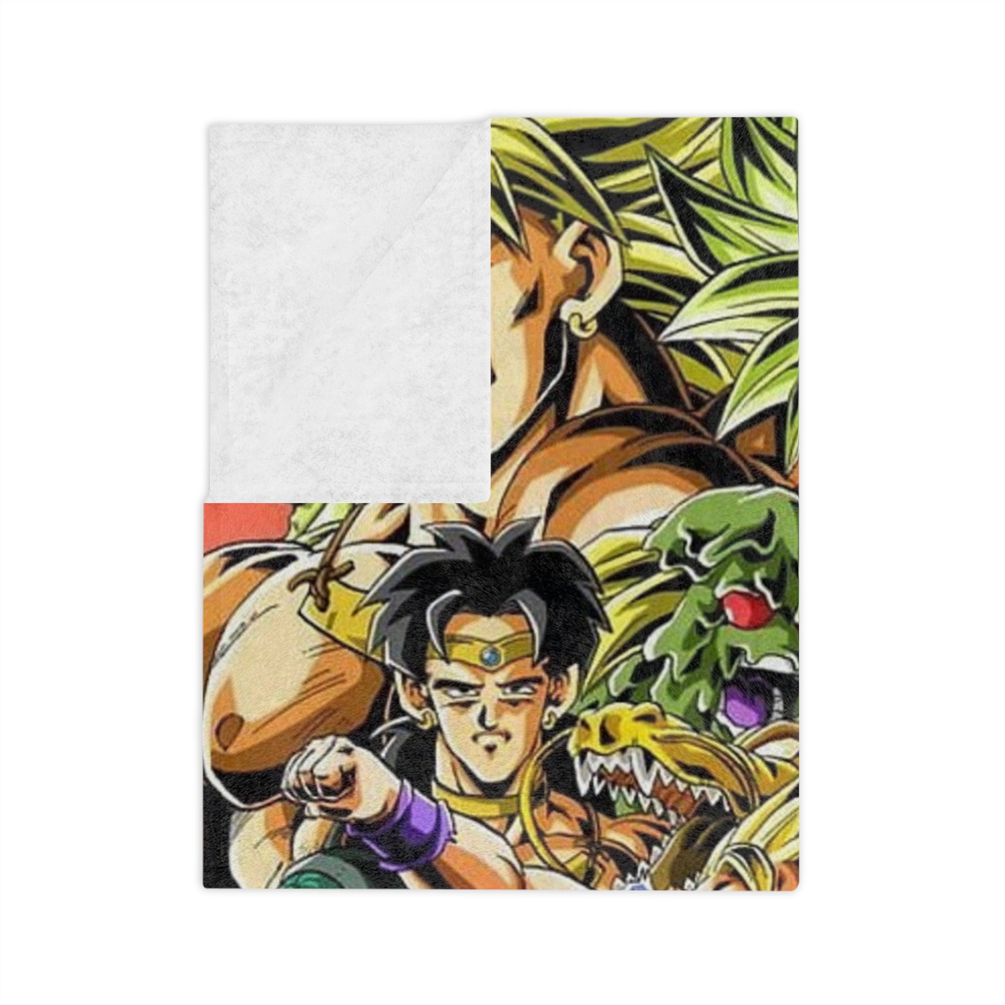 Dragon Ball Z Velveteen Blanket - Cozy Anime Throw, Superhero Blanket