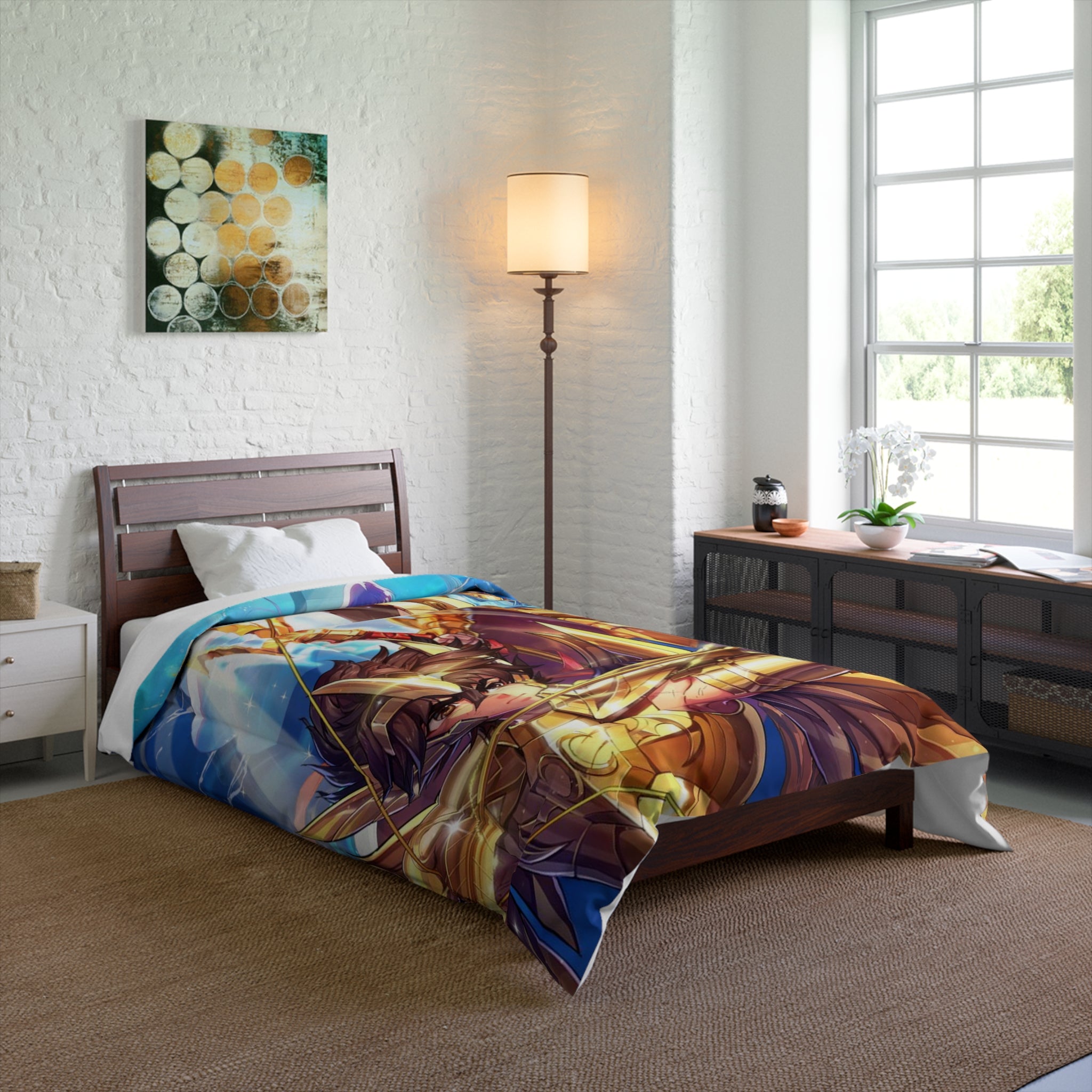 Saint Seiya Epic Anime Character Comforter - Cozy Bedding, Fantasy Decor