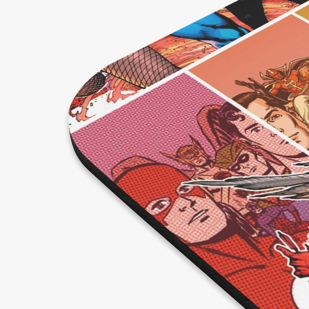 Rectangle Mouse Pad - Heroes Design, Superhero Gaming Mat