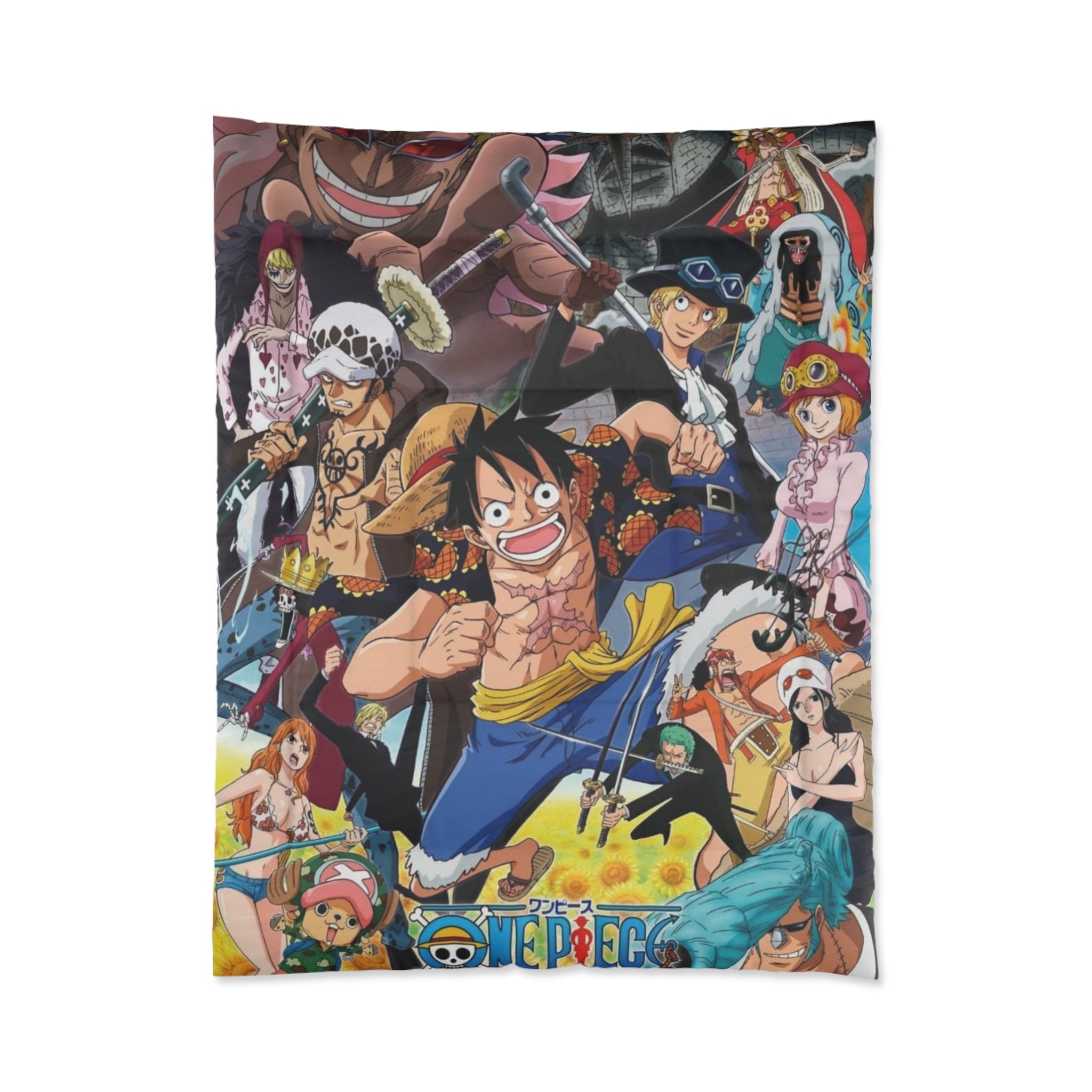 One Piece Anime Comforter - Cozy Bedding for Fans, Great Gift