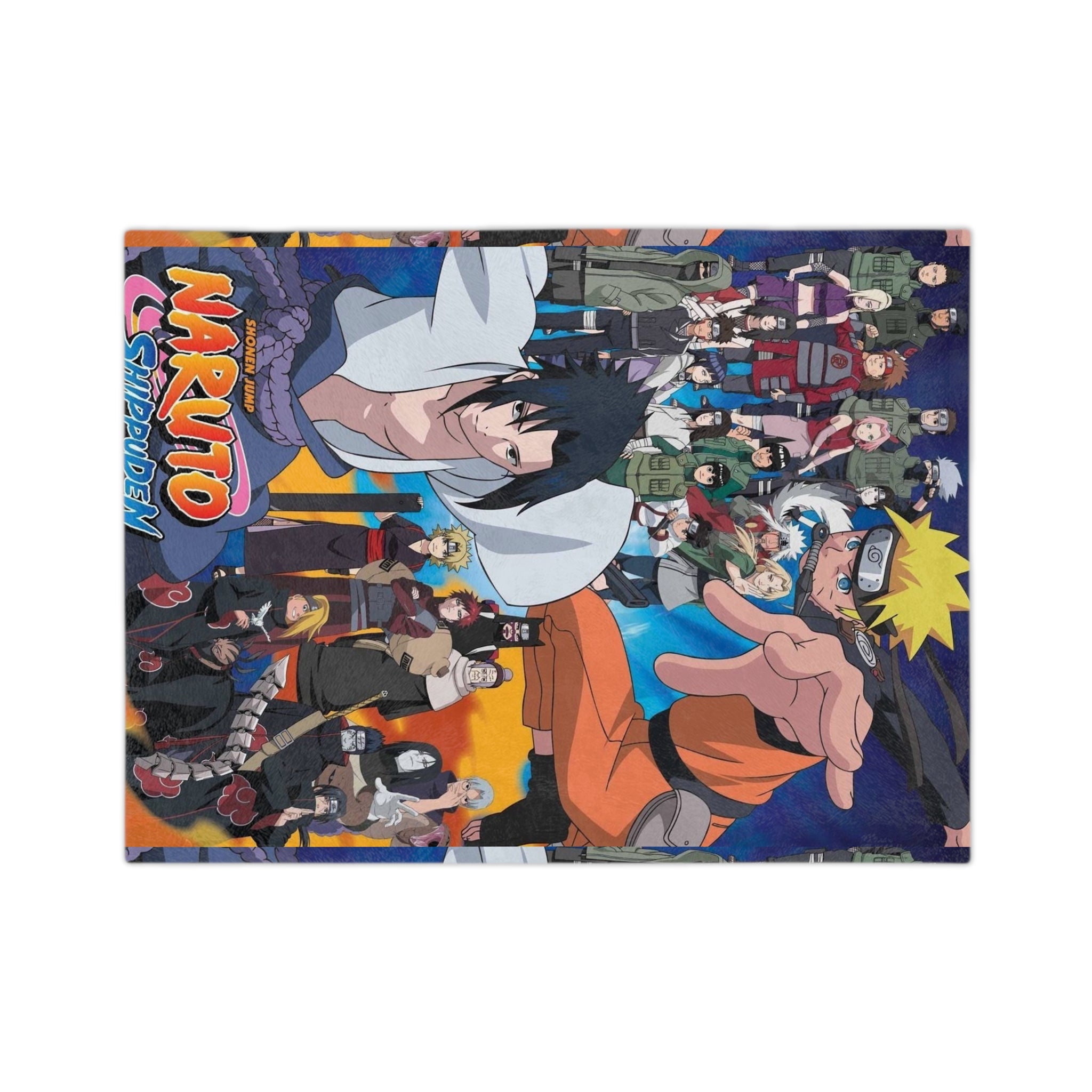 Naruto Velveteen Microfiber Blanket - Cozy Anime Throw for Fans