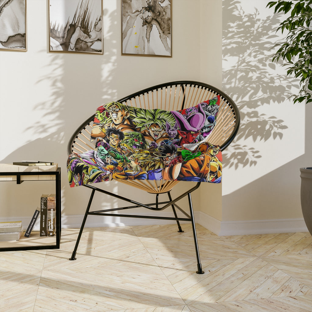 Dragon Ball Z Velveteen Blanket - Cozy Anime Throw, Superhero Blanket