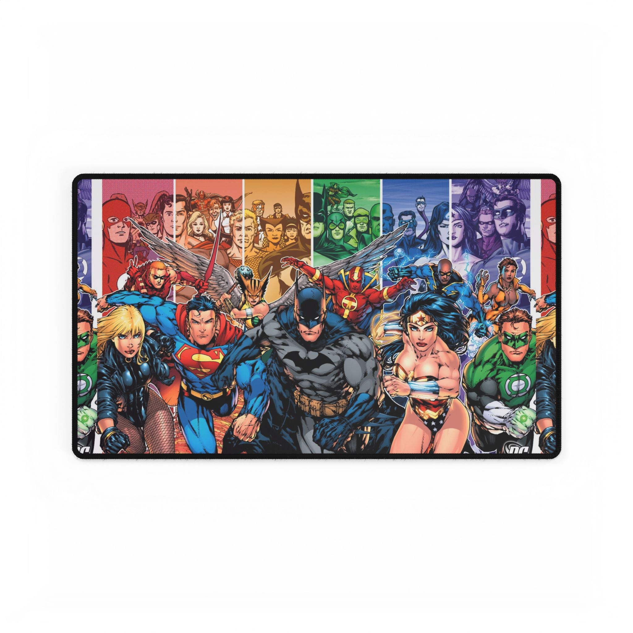 Superhero Desk Mat Colorful Comic-Inspired Gaming  Office Mat, Gift for Gamers