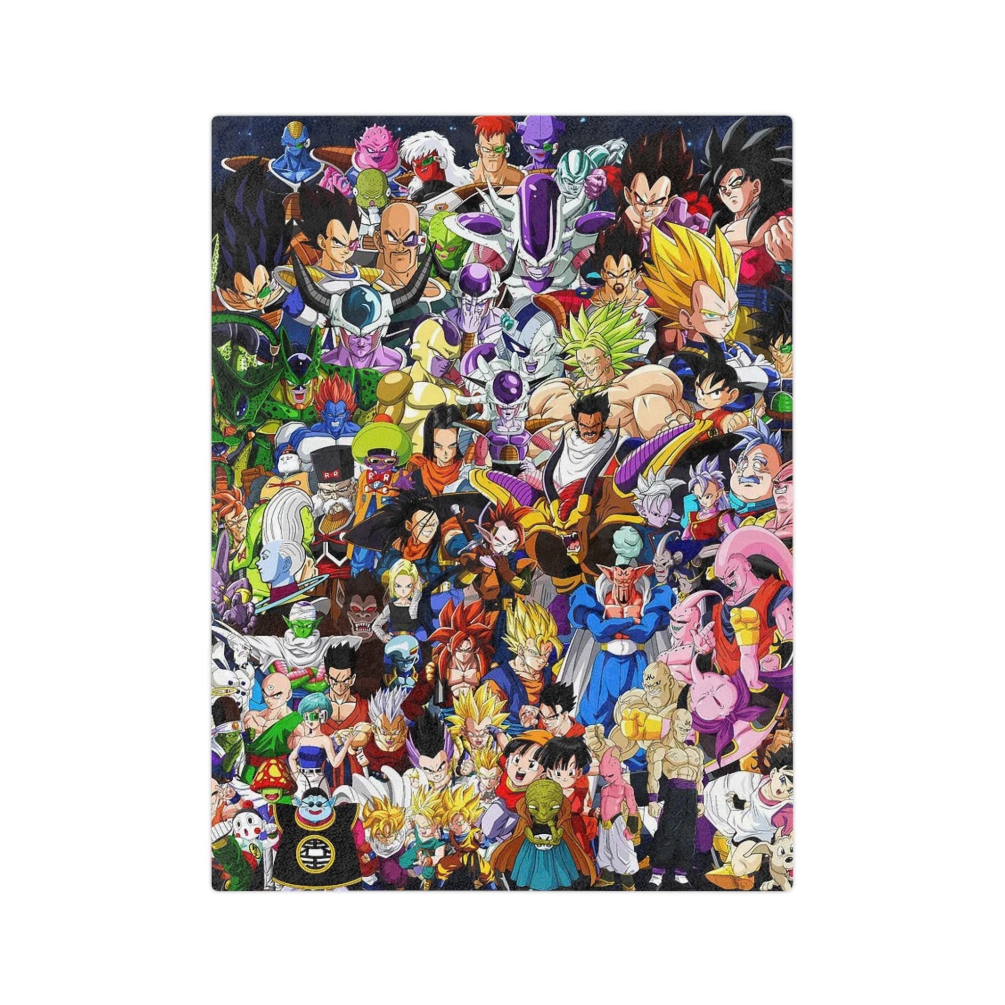 Dragon Ball Z Microfiber Blanket, Cozy Throw, Plush Blanket, Snuggle Blanket