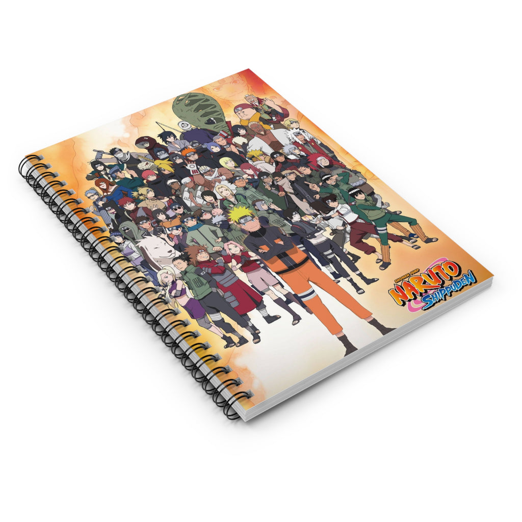 Naruto-Inspired Spiral Notebook - Perfect for Fans, School, Journaling, Gifts