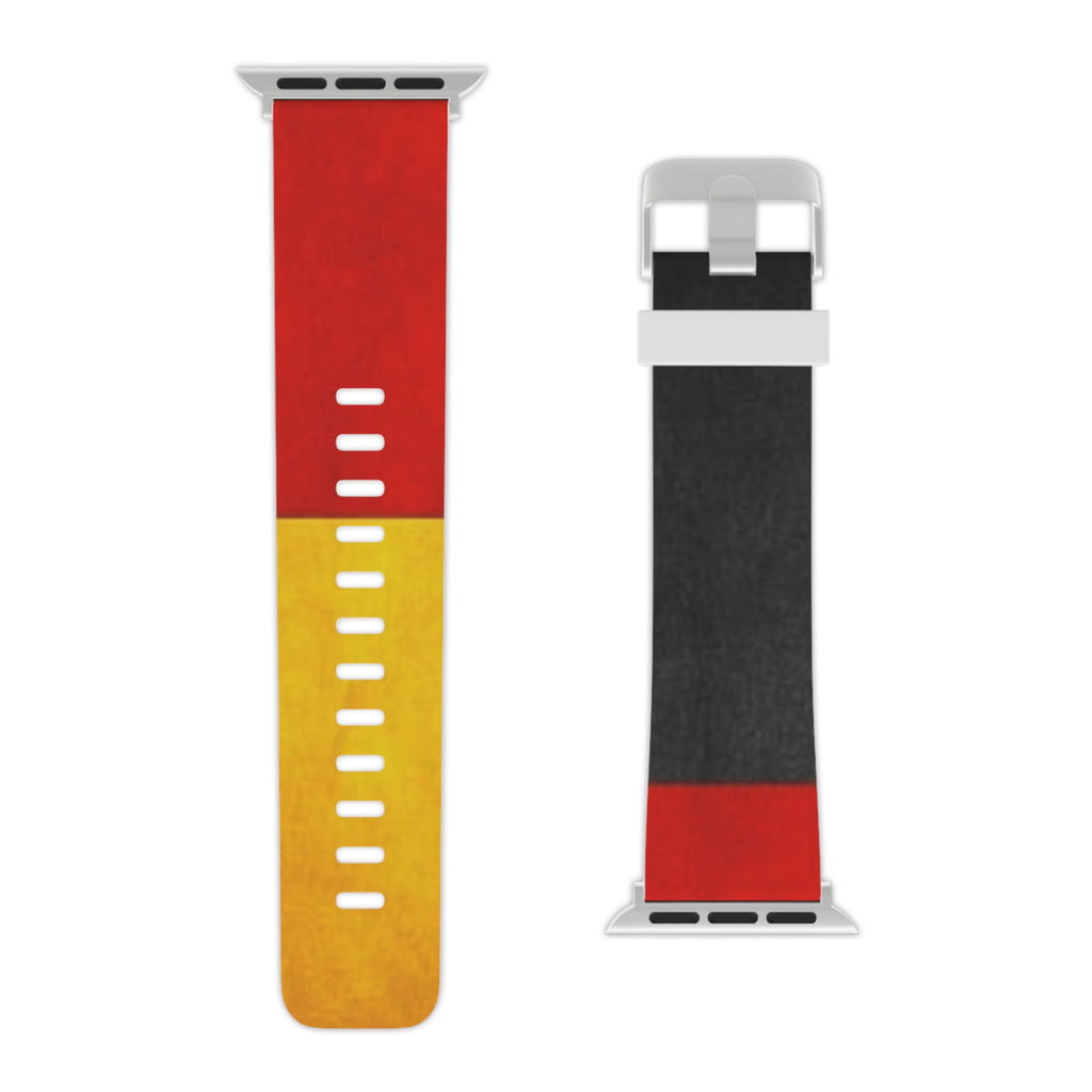 Watch Band for Apple Watch - German Flag Design, Germany Patriotic Wrist Strap