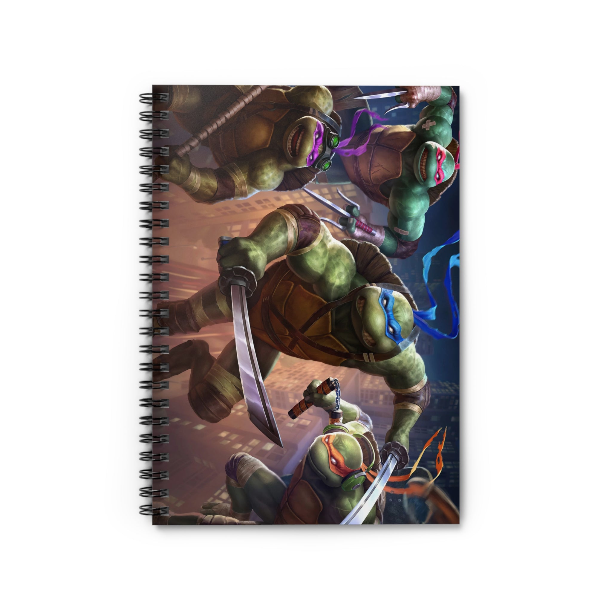 Teenage Mutant Ninja Turtles Spiral Notebook - Perfect Gift for Students