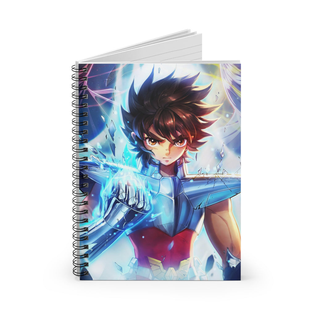 Anime-Inspired Spiral Notebook - Perfect, Kids' Stationery - Saint seiya