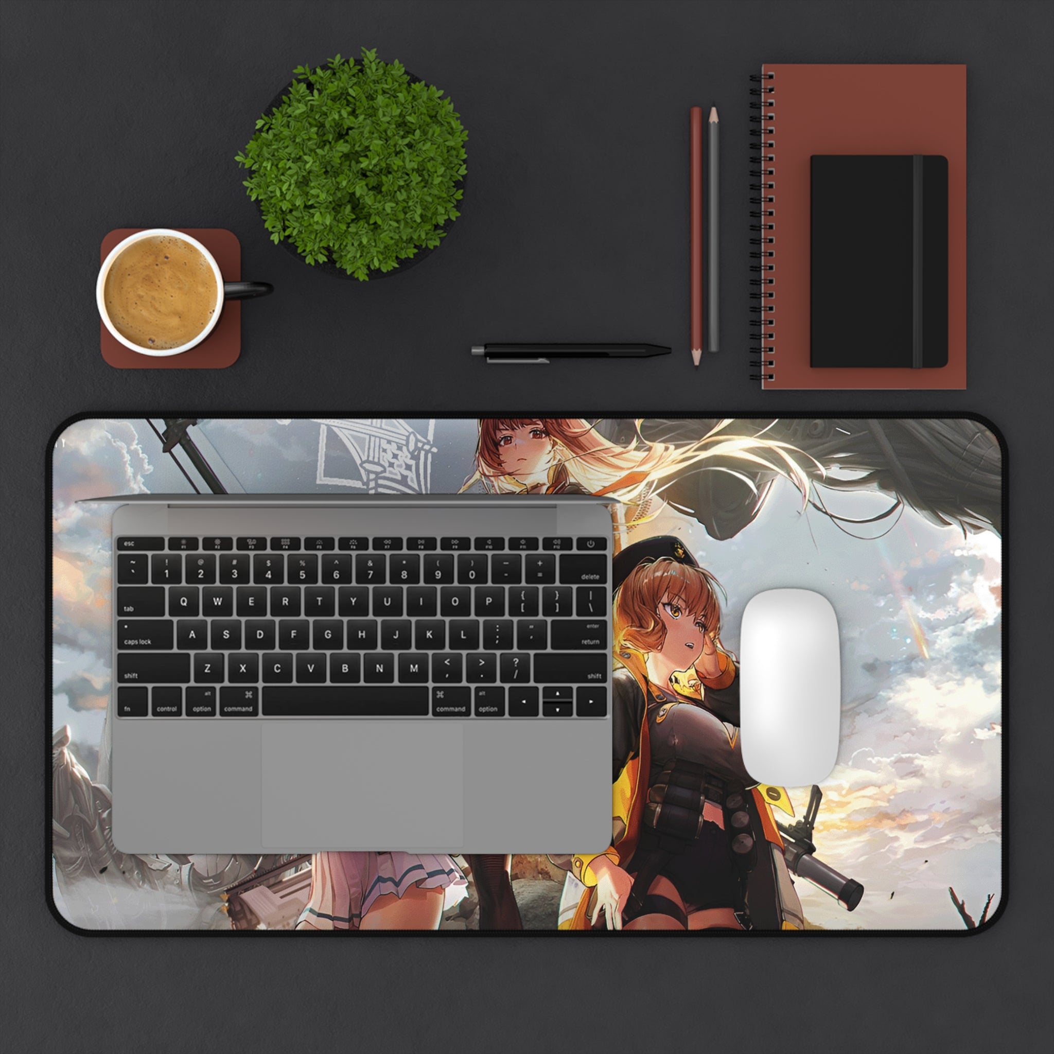 Nikke Anime-Inspired Gaming Desk Mat | Cool Aesthetic or Gamer Setup
