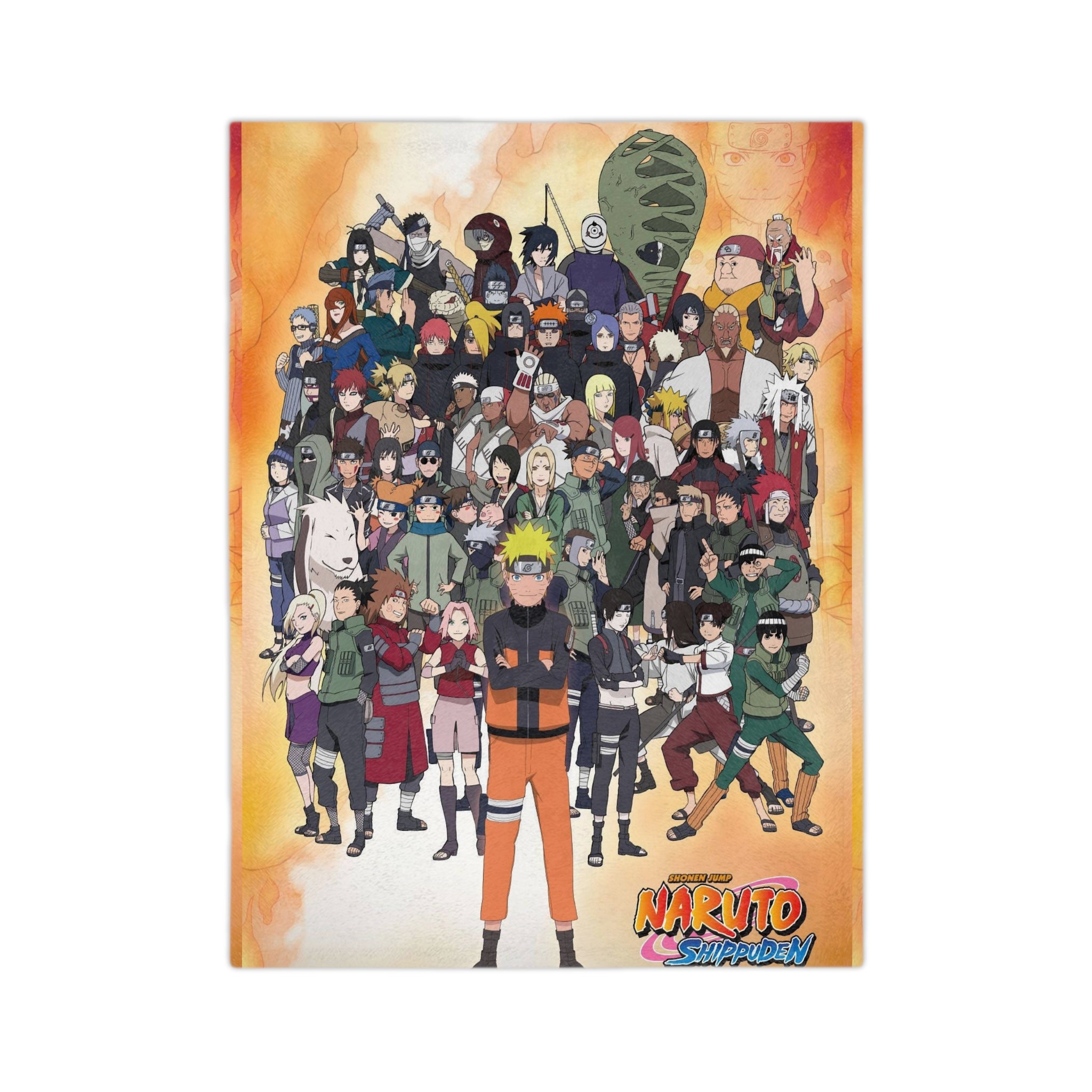 Cozy Anime Blanket - Naruto Microfiber Throw, Perfect for Game Nights