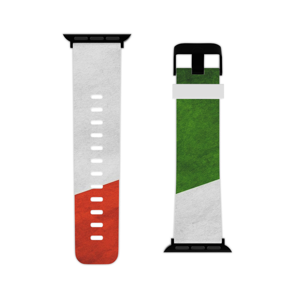 Italian Flag Apple Watch Band, Patriotic Wristband, Gift for Him/Her Sports Band