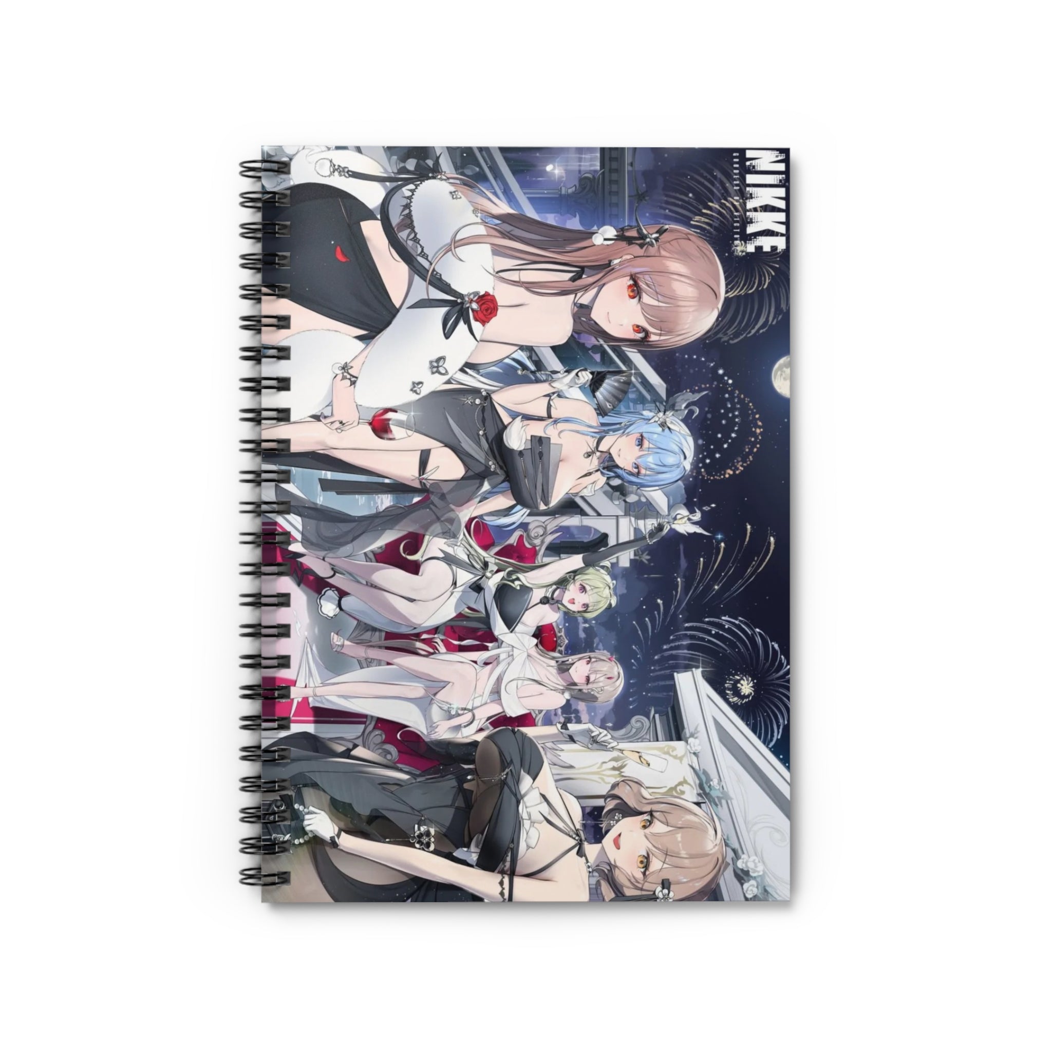Nikke Anime-Inspired Spiral Notebook for Fans, Sketchbook, Journaling,