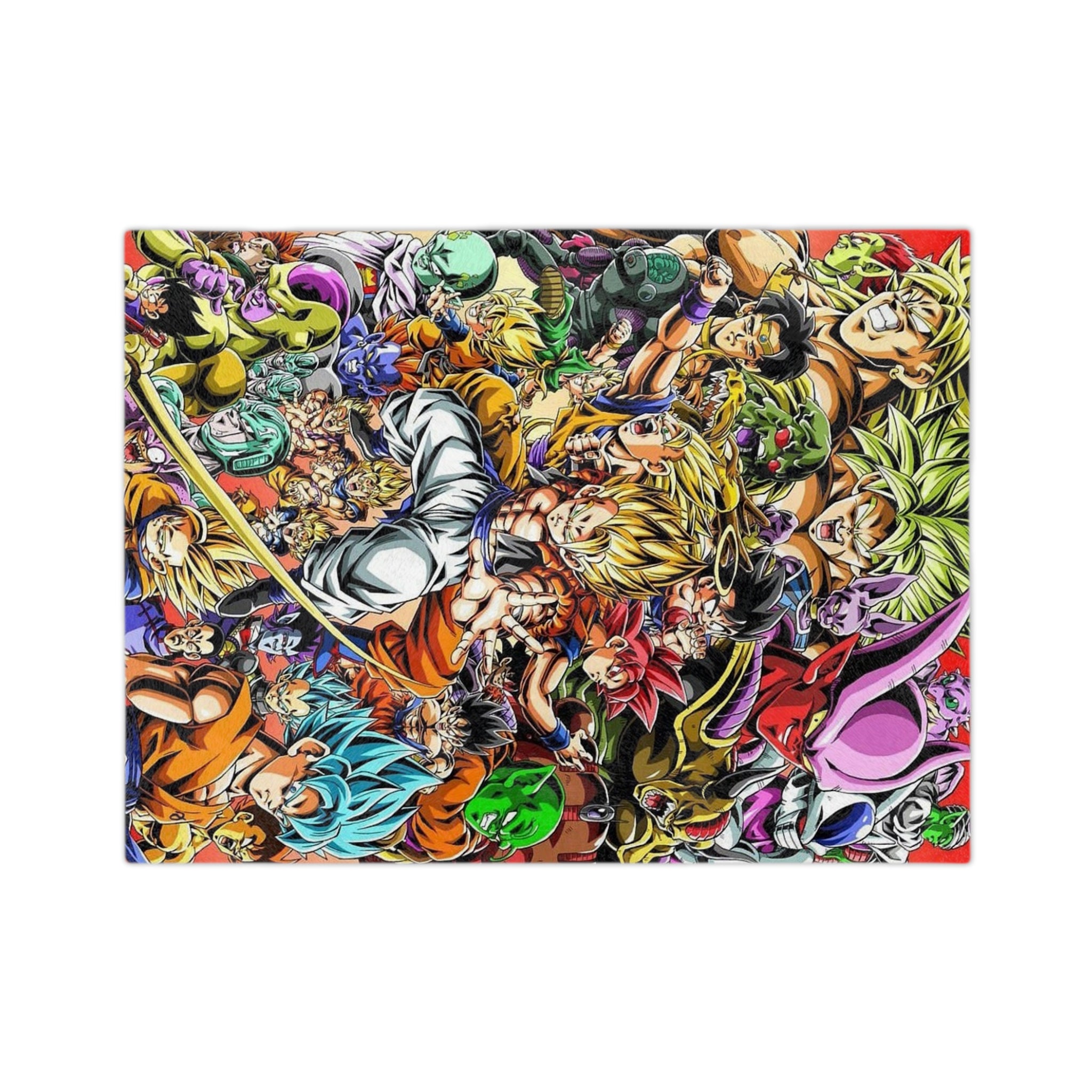 Dragon Ball Z Velveteen Blanket - Cozy Anime Throw, Superhero Blanket