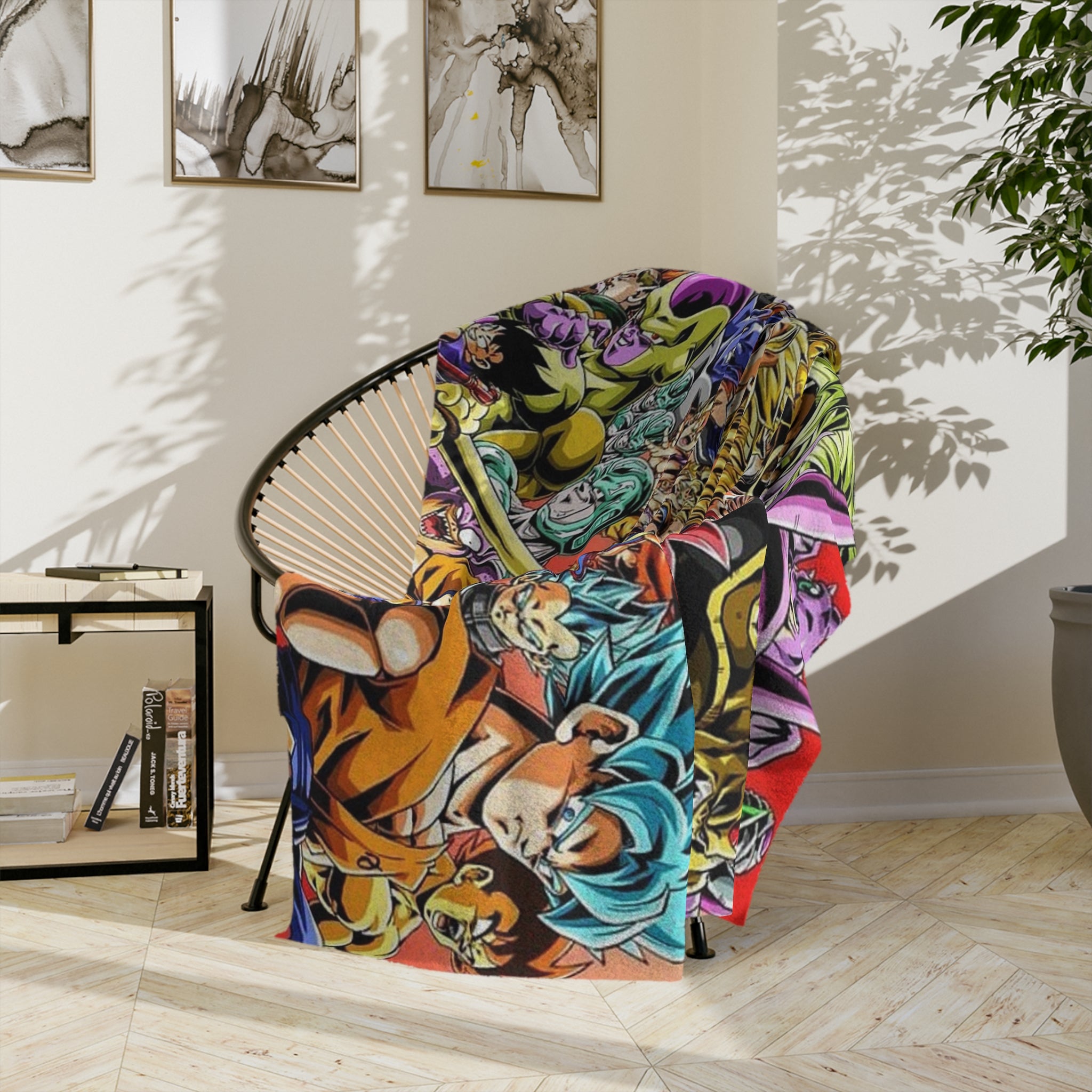 Dragon Ball Z Velveteen Blanket - Cozy Anime Throw, Superhero Blanket