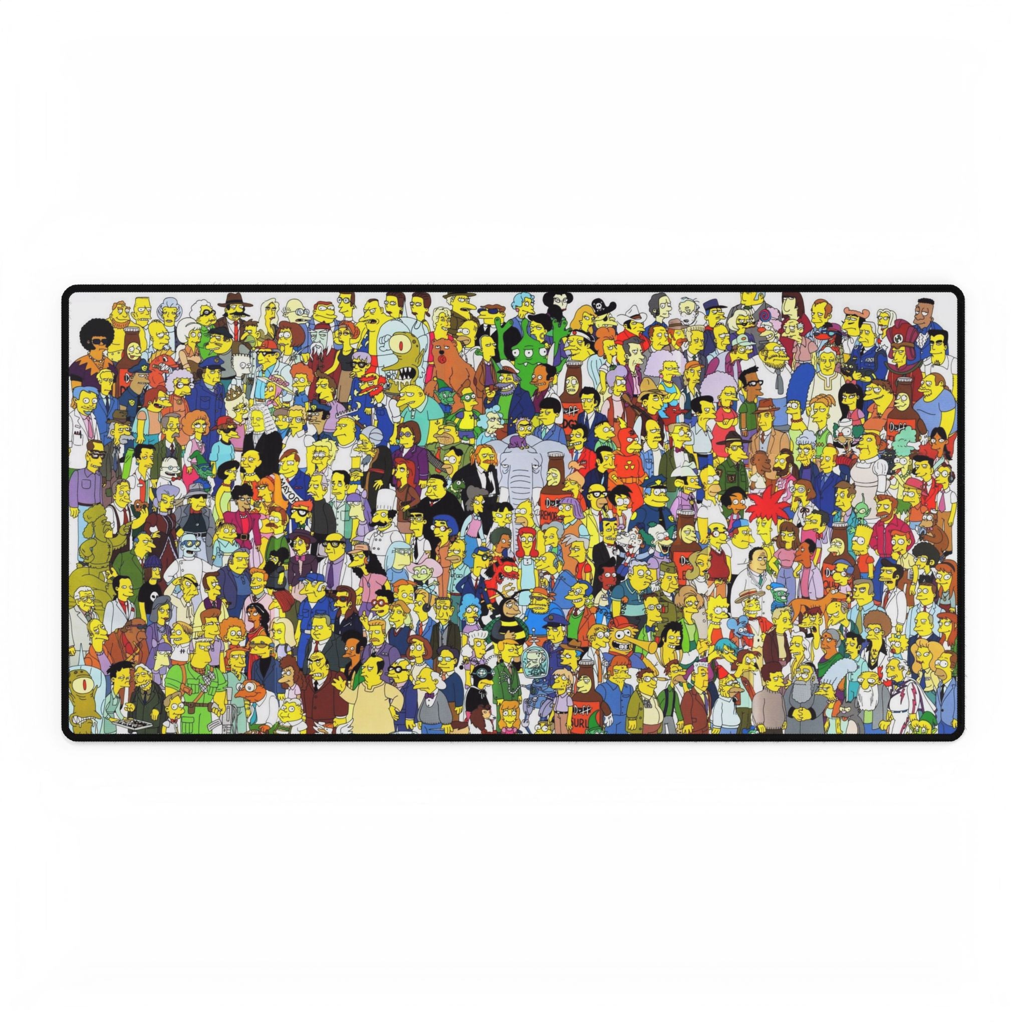 The simpsons Colorful Cartoon-Themed Desk Mat for Gamers, Home Office Mat