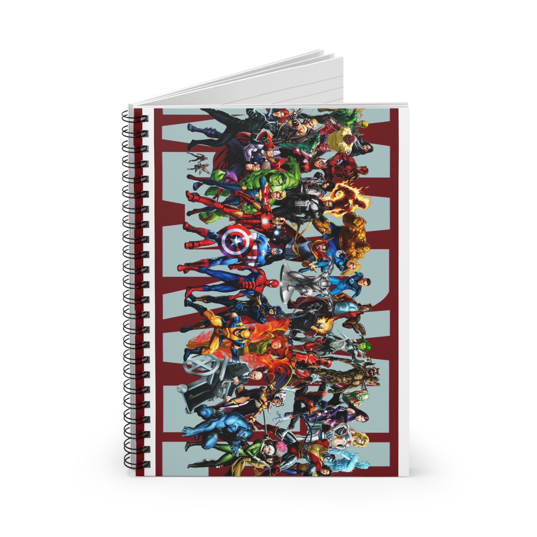 Superhero Spiral Notebook, Journaling, Notes, and School Supplies