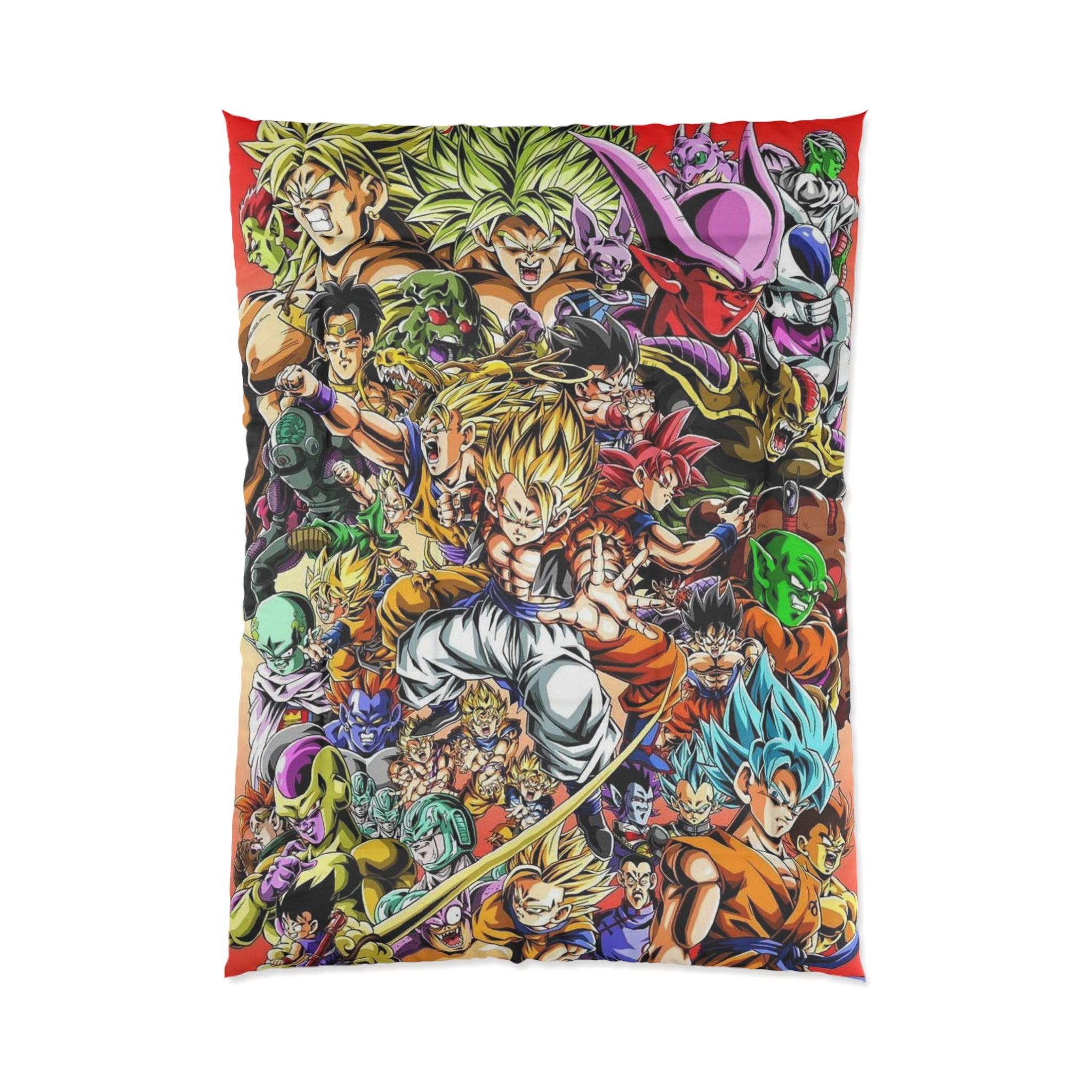 Dragon Ball Z Comforter, Anime Bedding, Gift for Fans, Cozy Blanket for Home