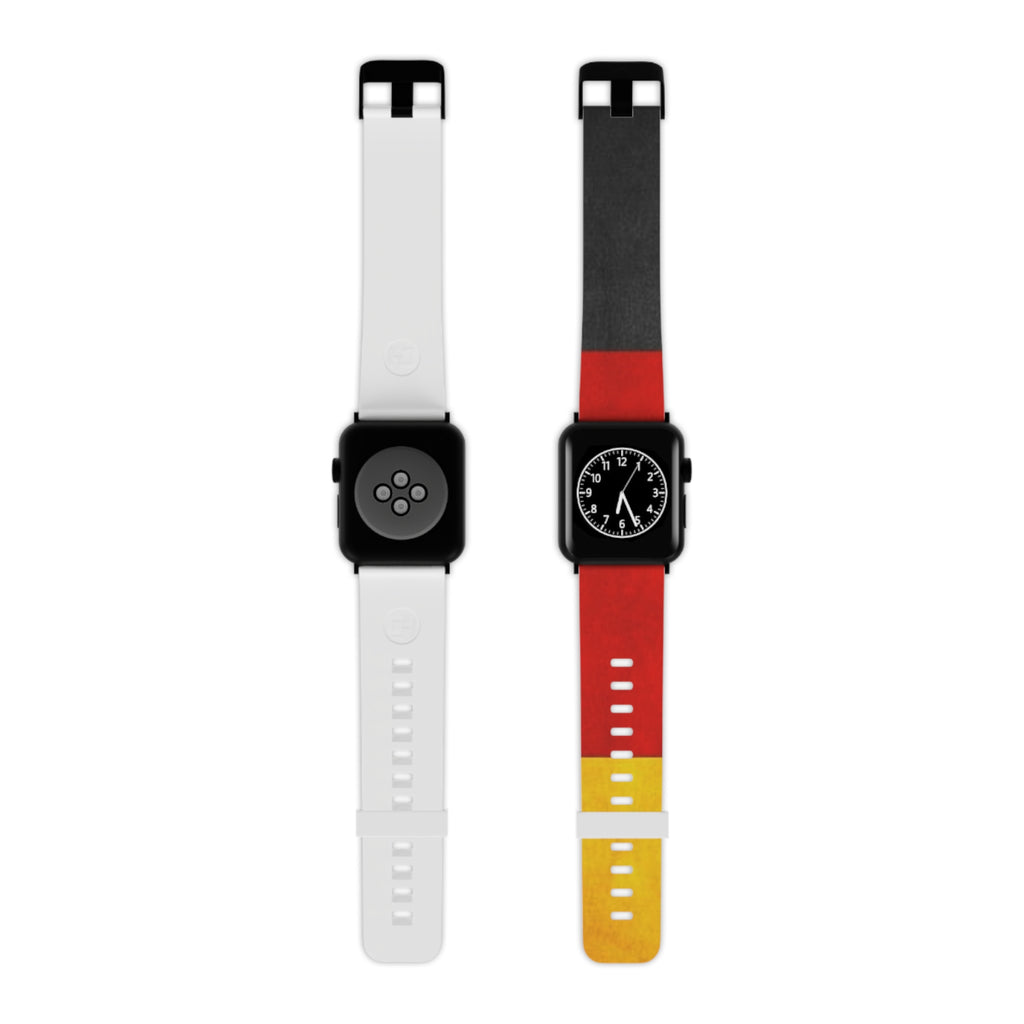 Watch Band for Apple Watch - German Flag Design, Germany Patriotic Wrist Strap