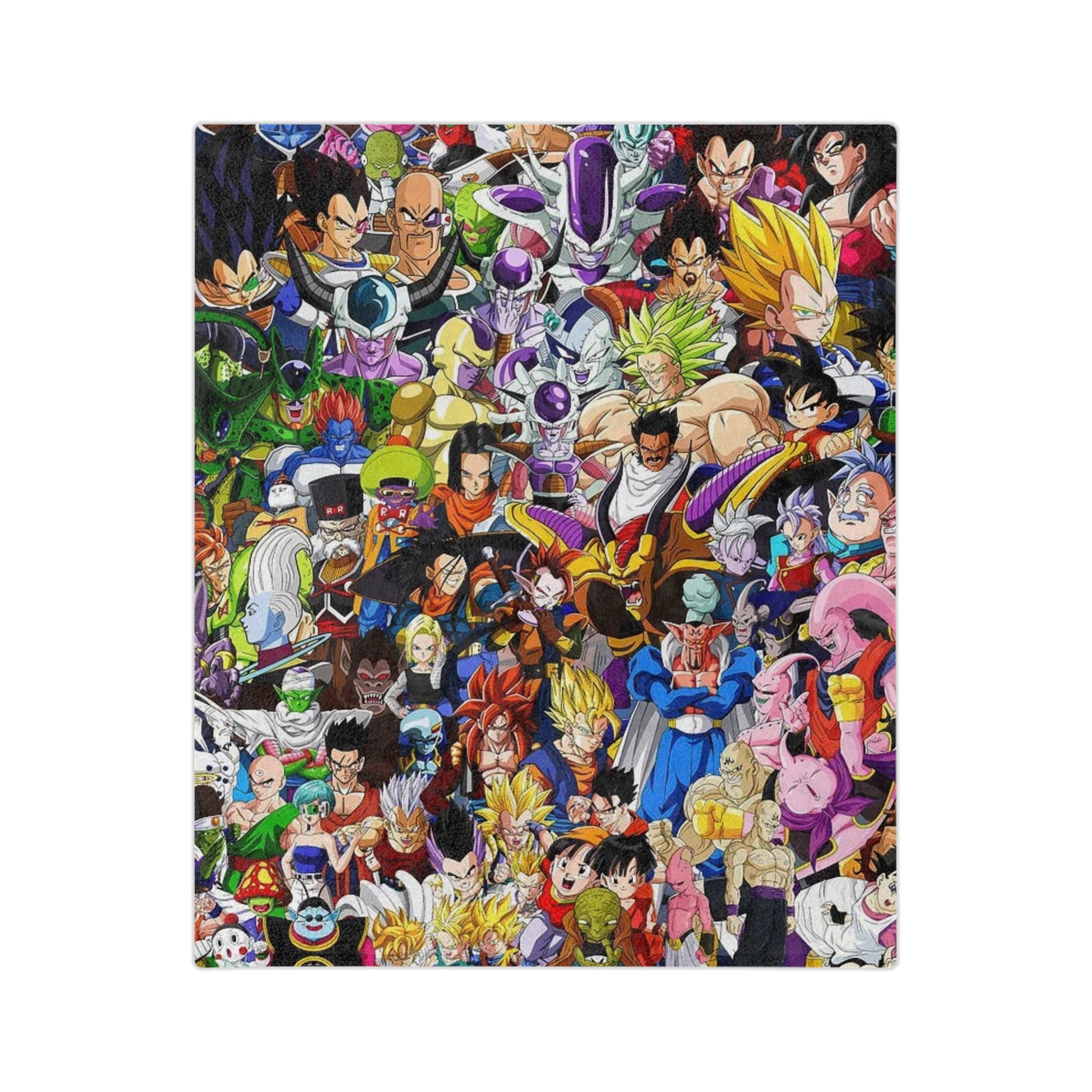 Dragon Ball Z Microfiber Blanket, Cozy Throw, Plush Blanket, Snuggle Blanket